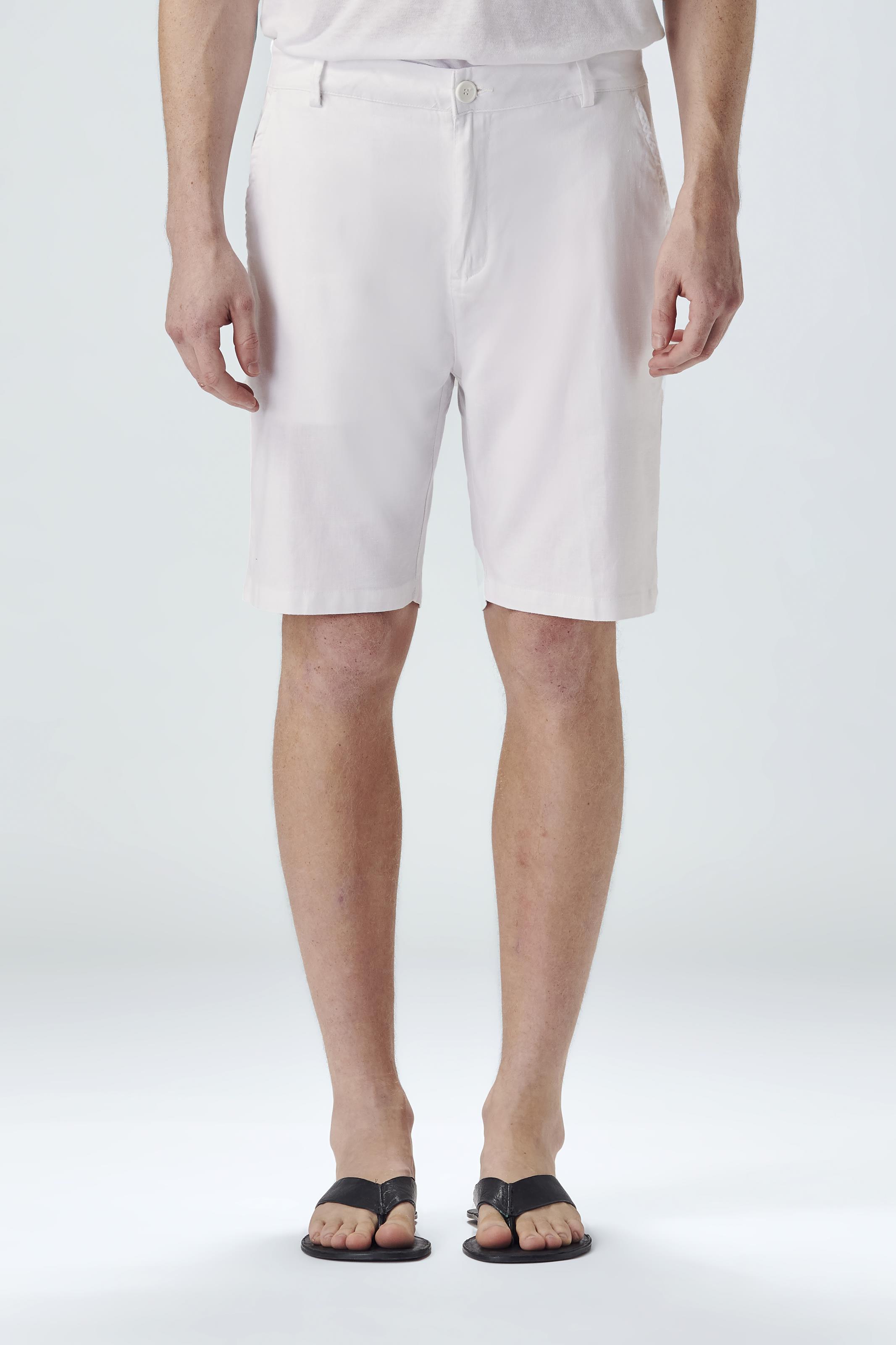 Bermuda alfaiataria basic linen