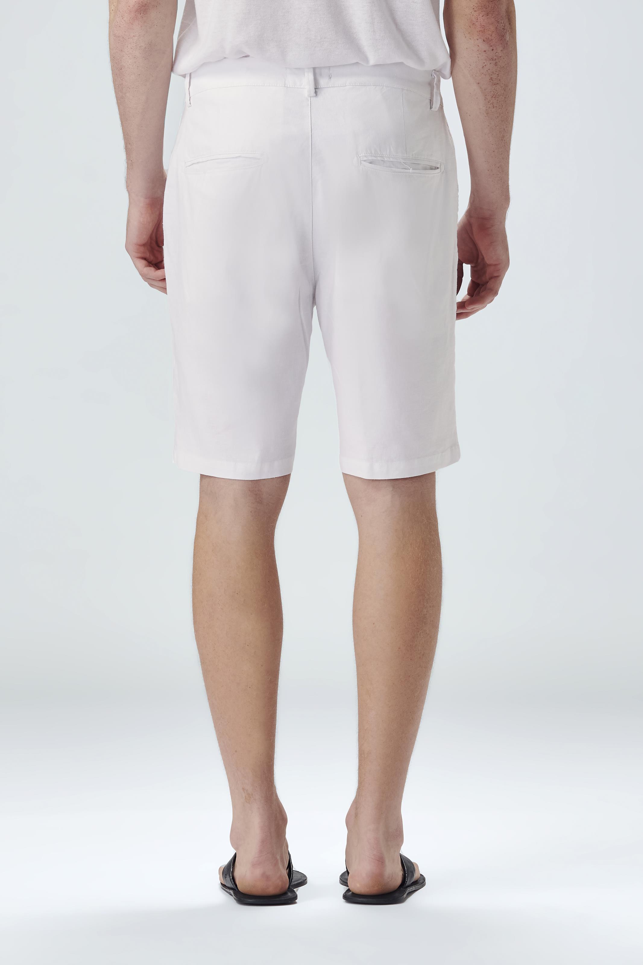 Bermuda alfaiataria basic linen