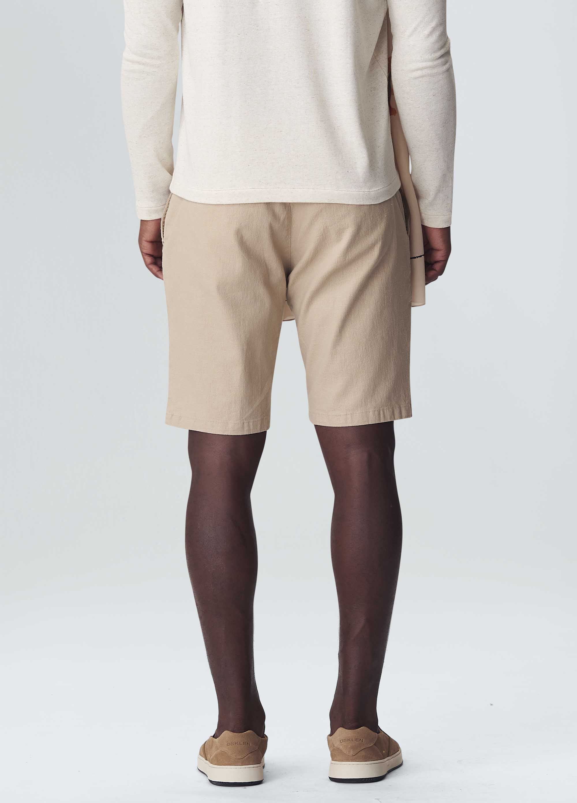 Bermuda alfaiataria basic linen
