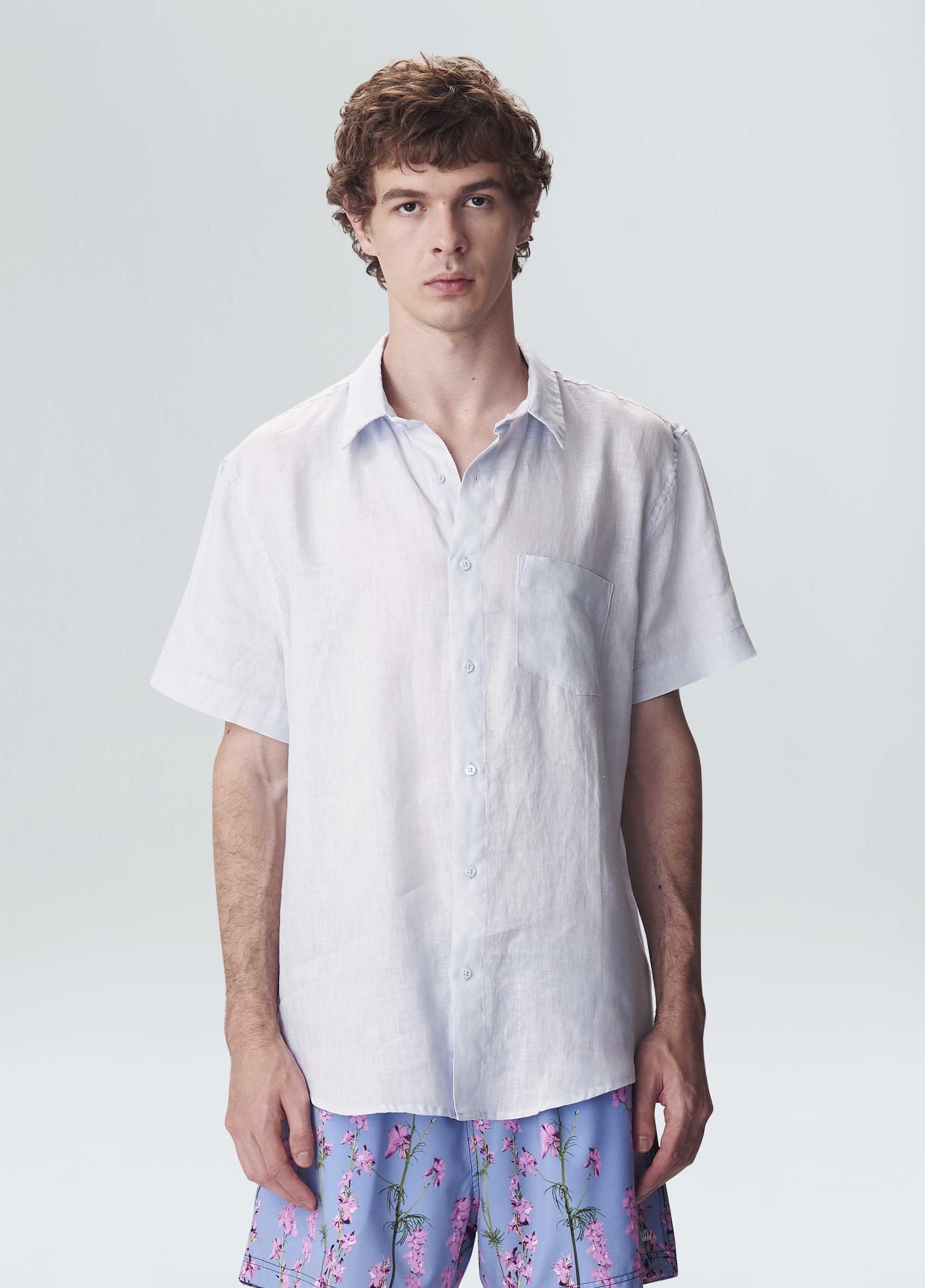 Camisa classic linen