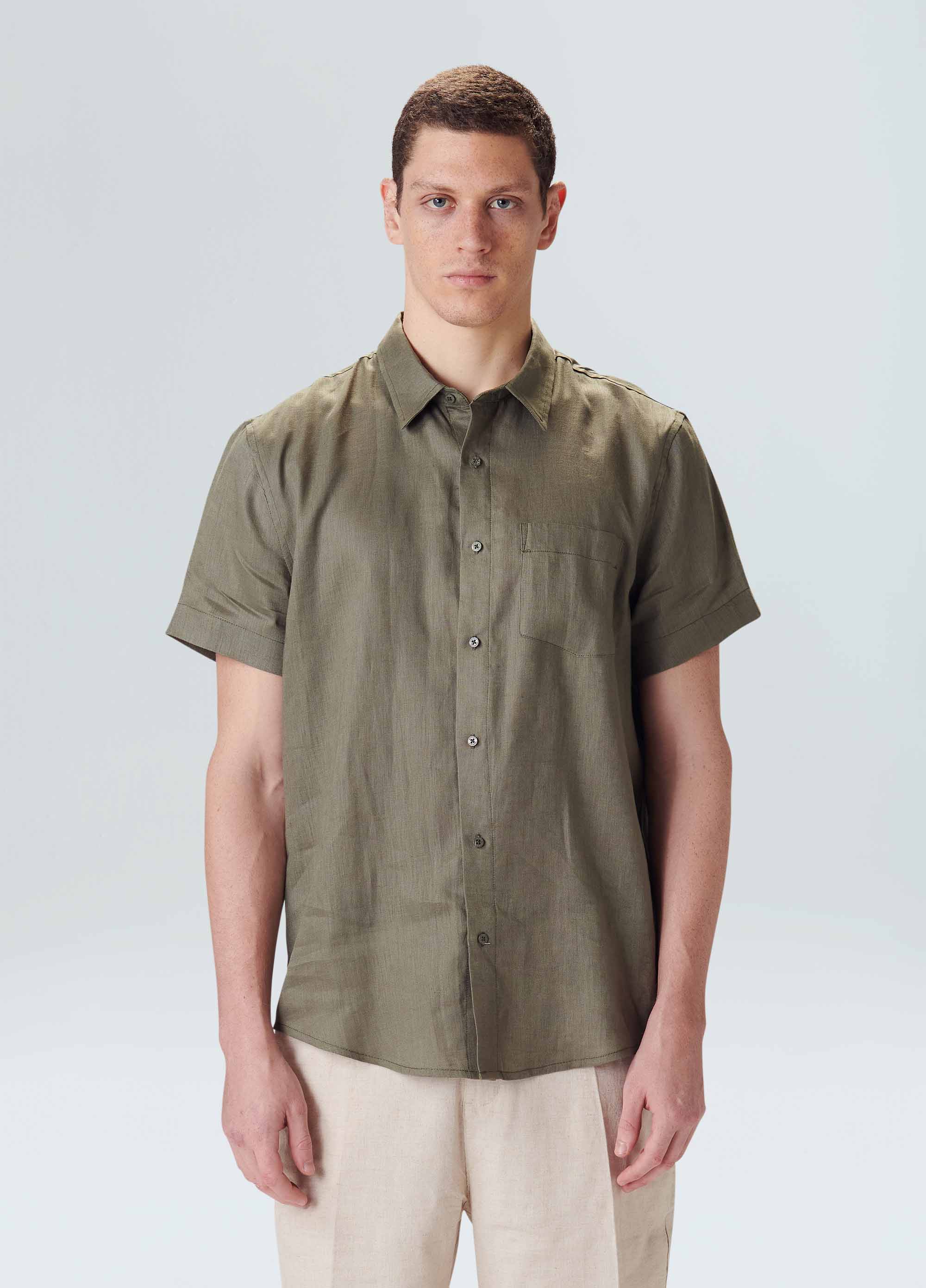 Camisa classic linen