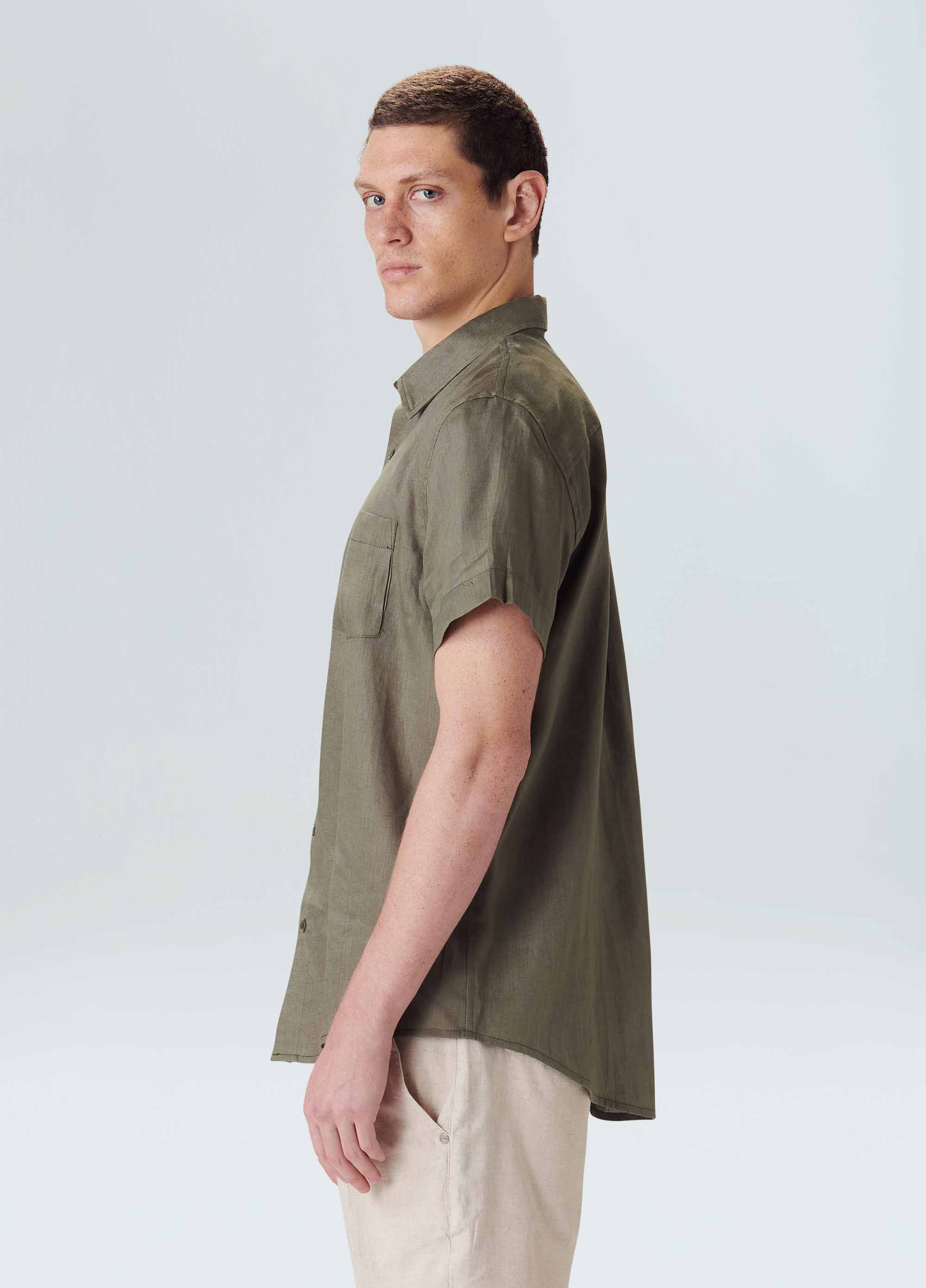 Camisa classic linen