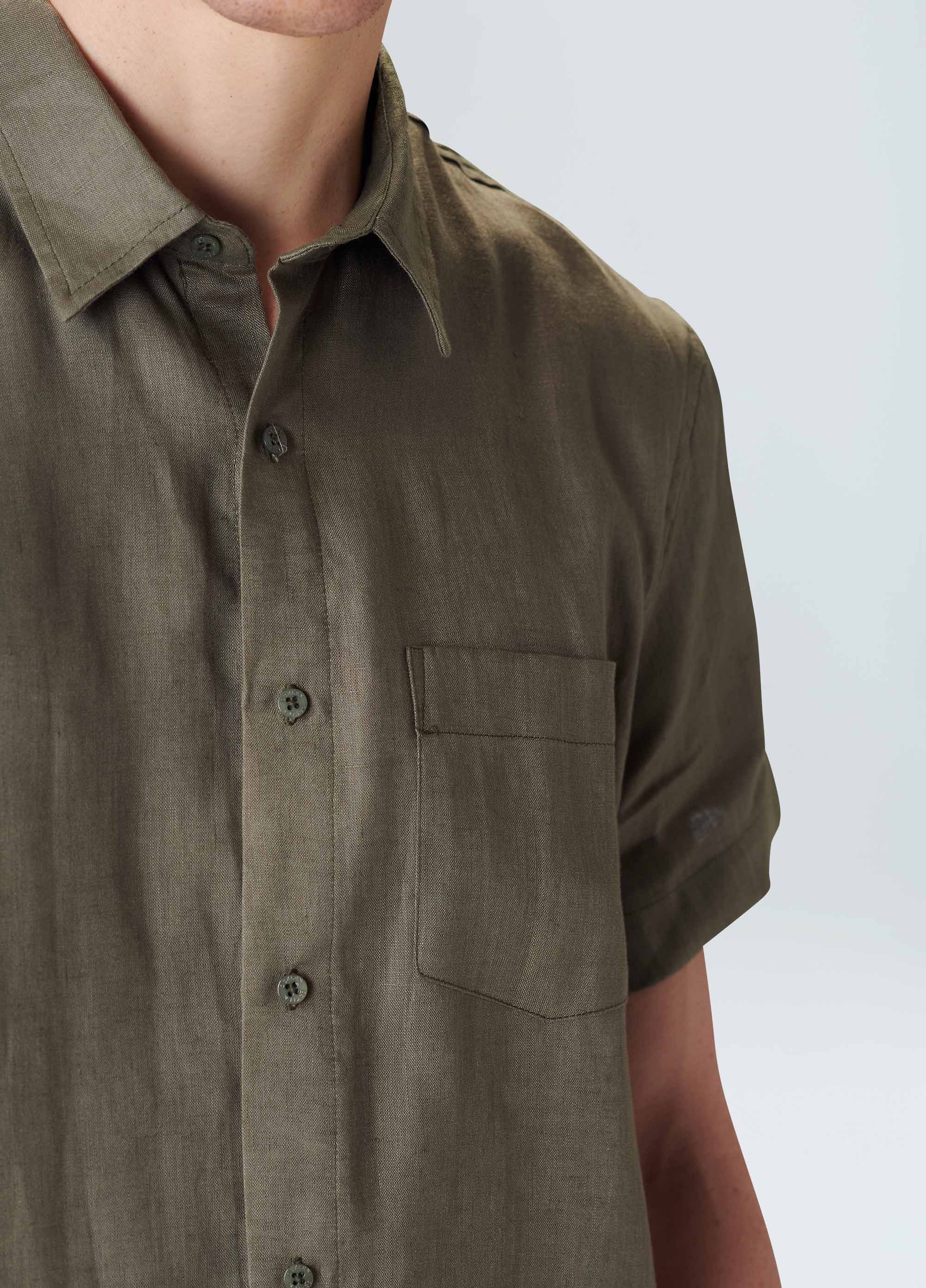 Camisa classic linen