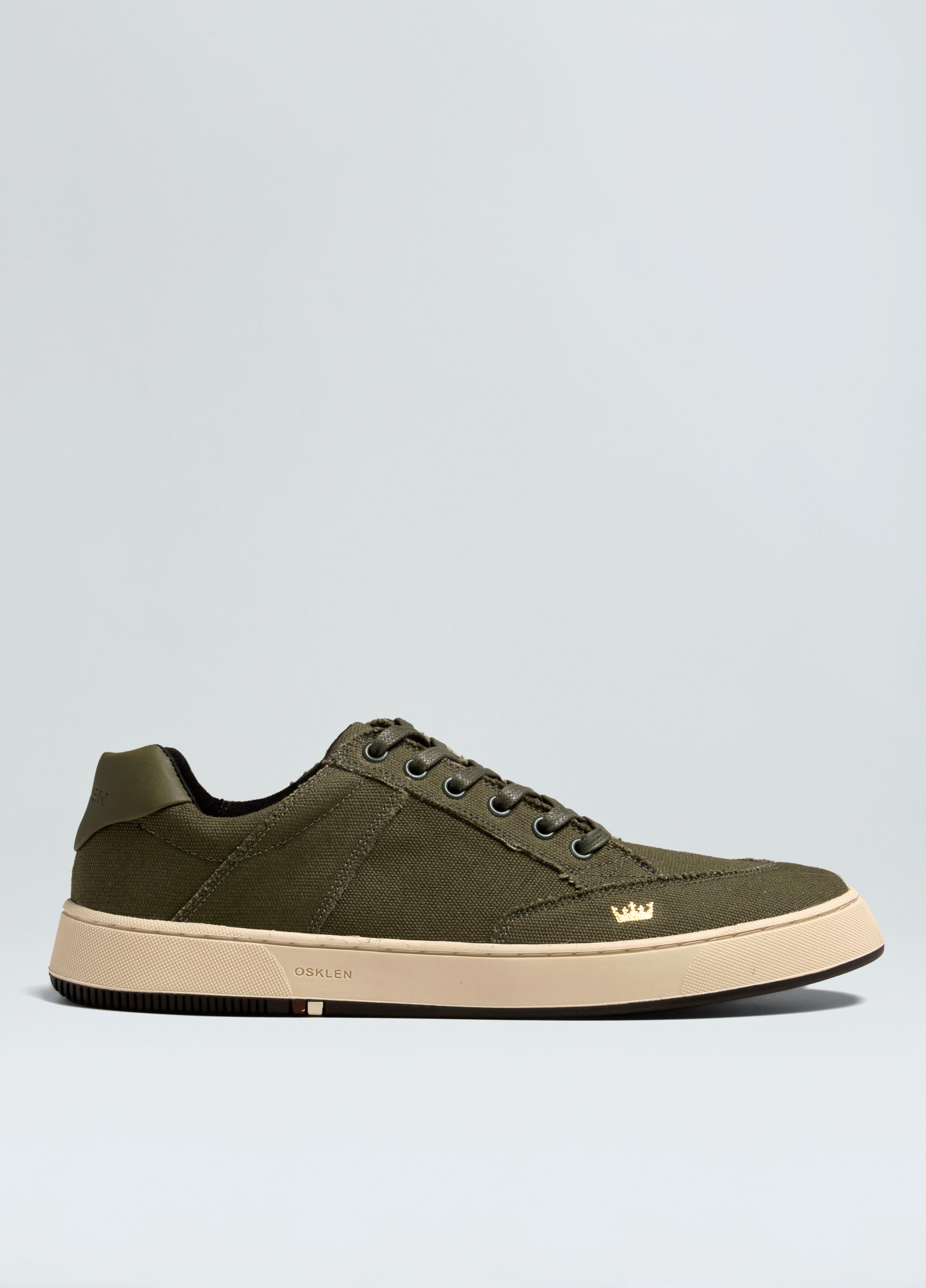 Lona Lisa Osklen Verde Militar Osklen Tênis Masculino Soho Lona
