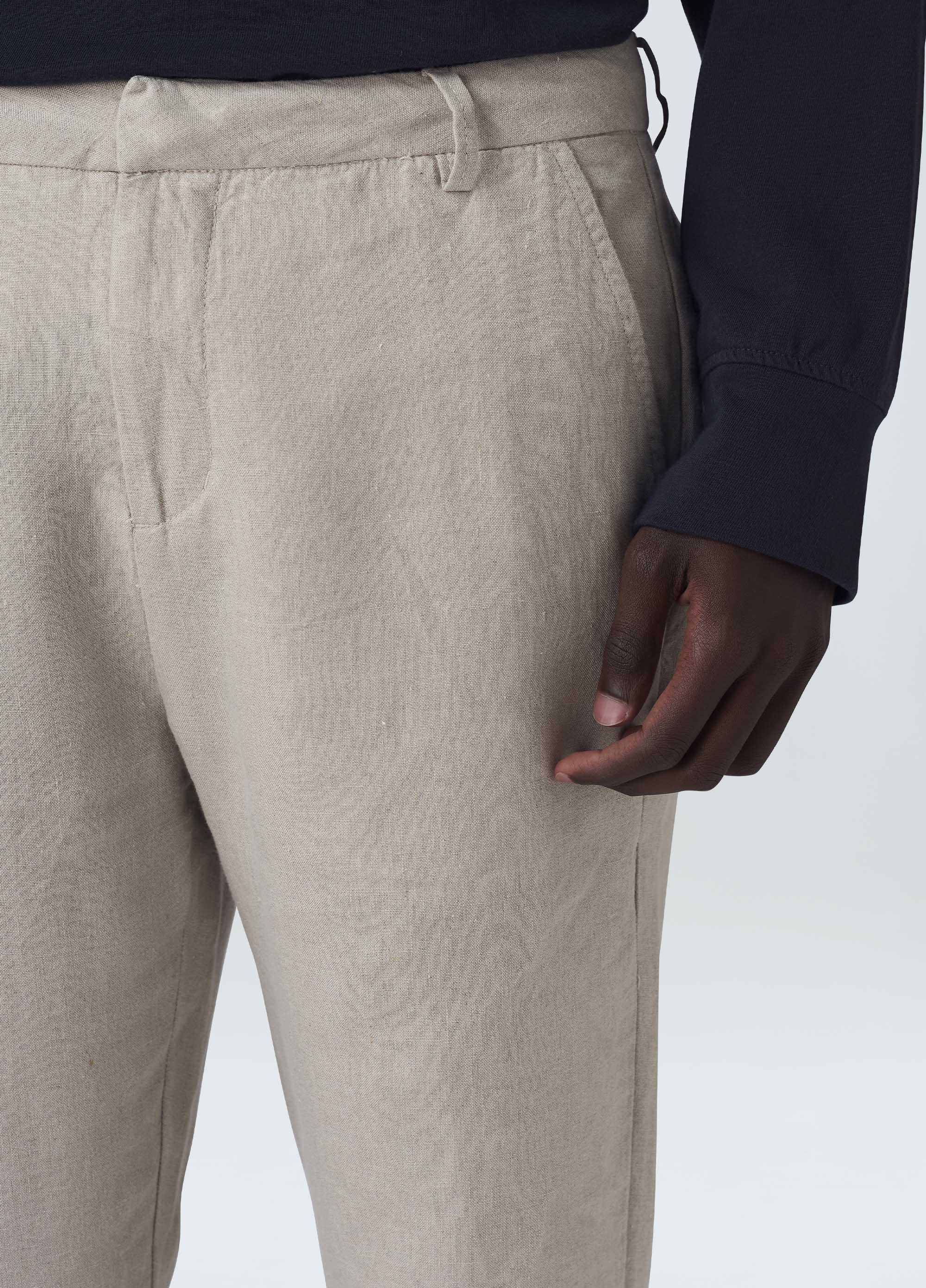 Calça alfaiataria linen classic