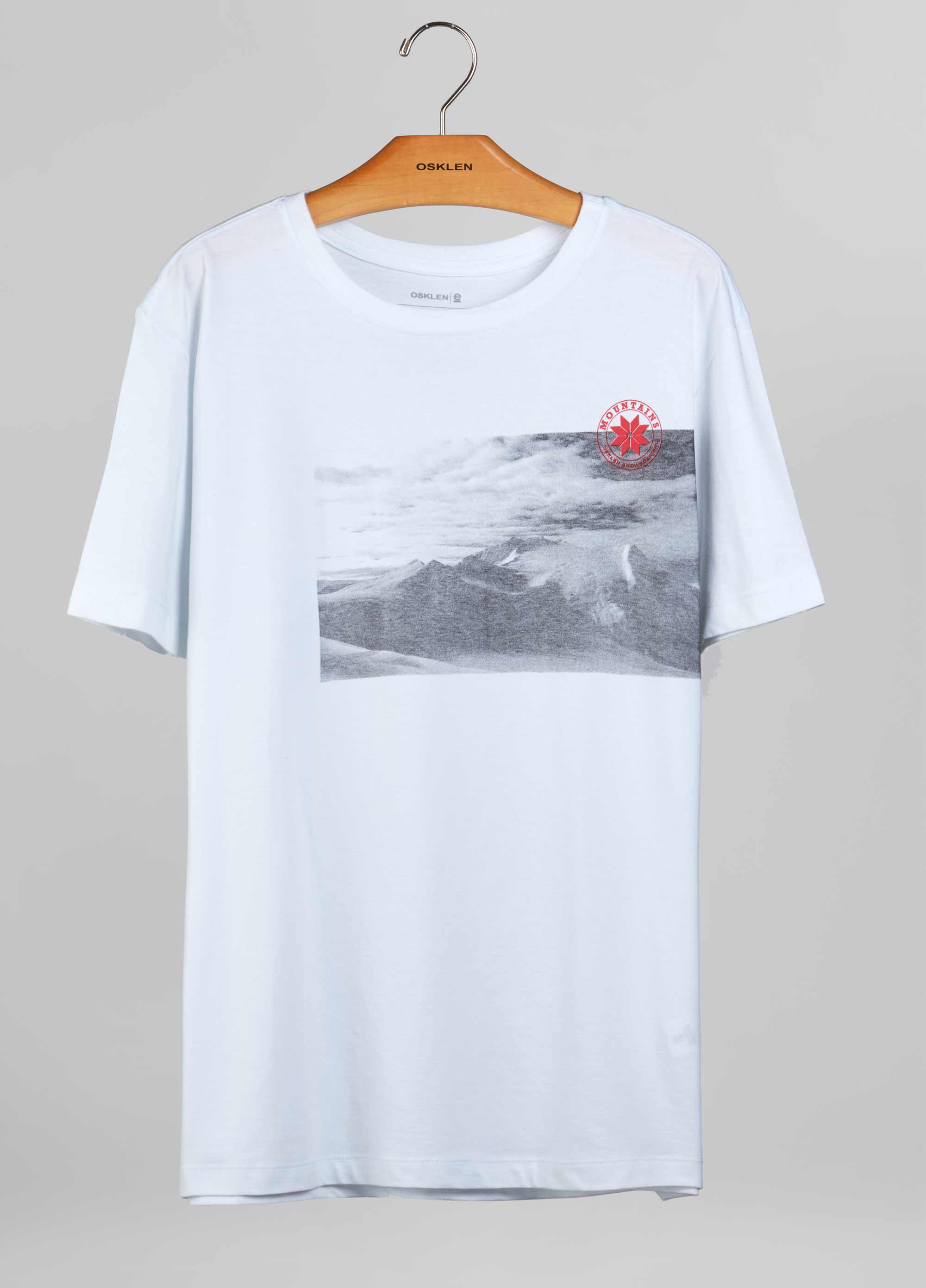 T-shirt stone white mountain