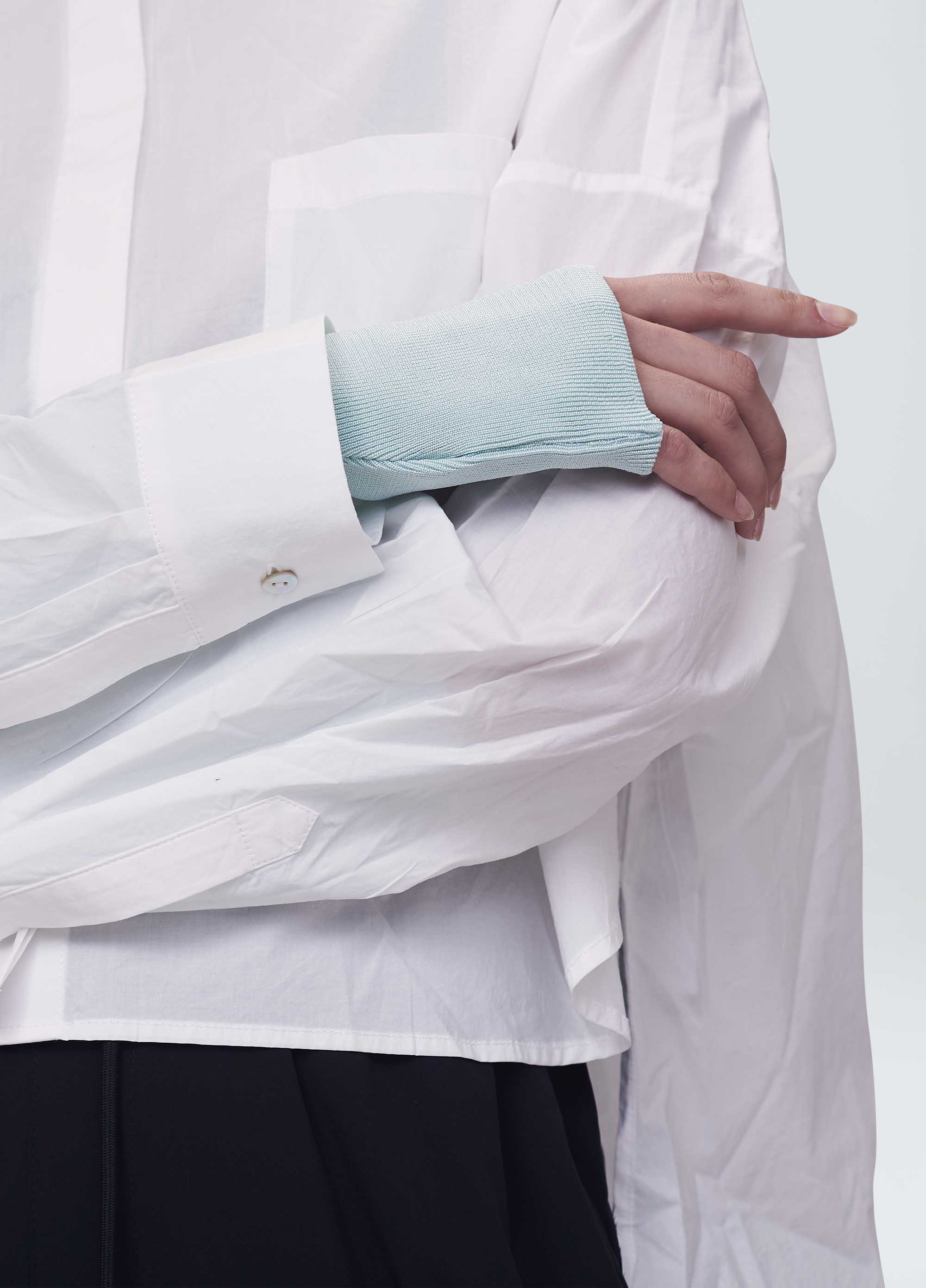 Luvas tricot canelado rayon