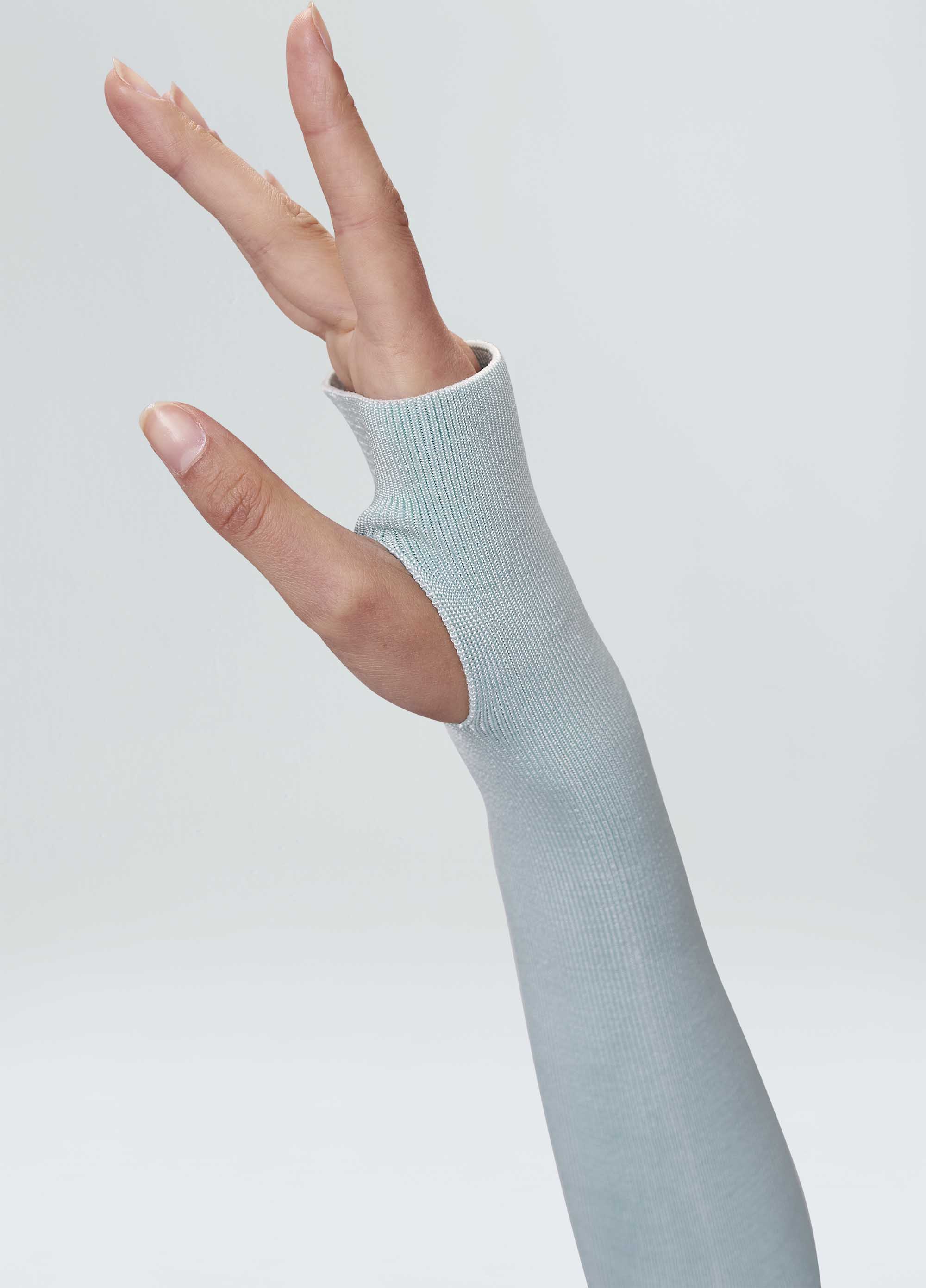 Luvas tricot canelado rayon