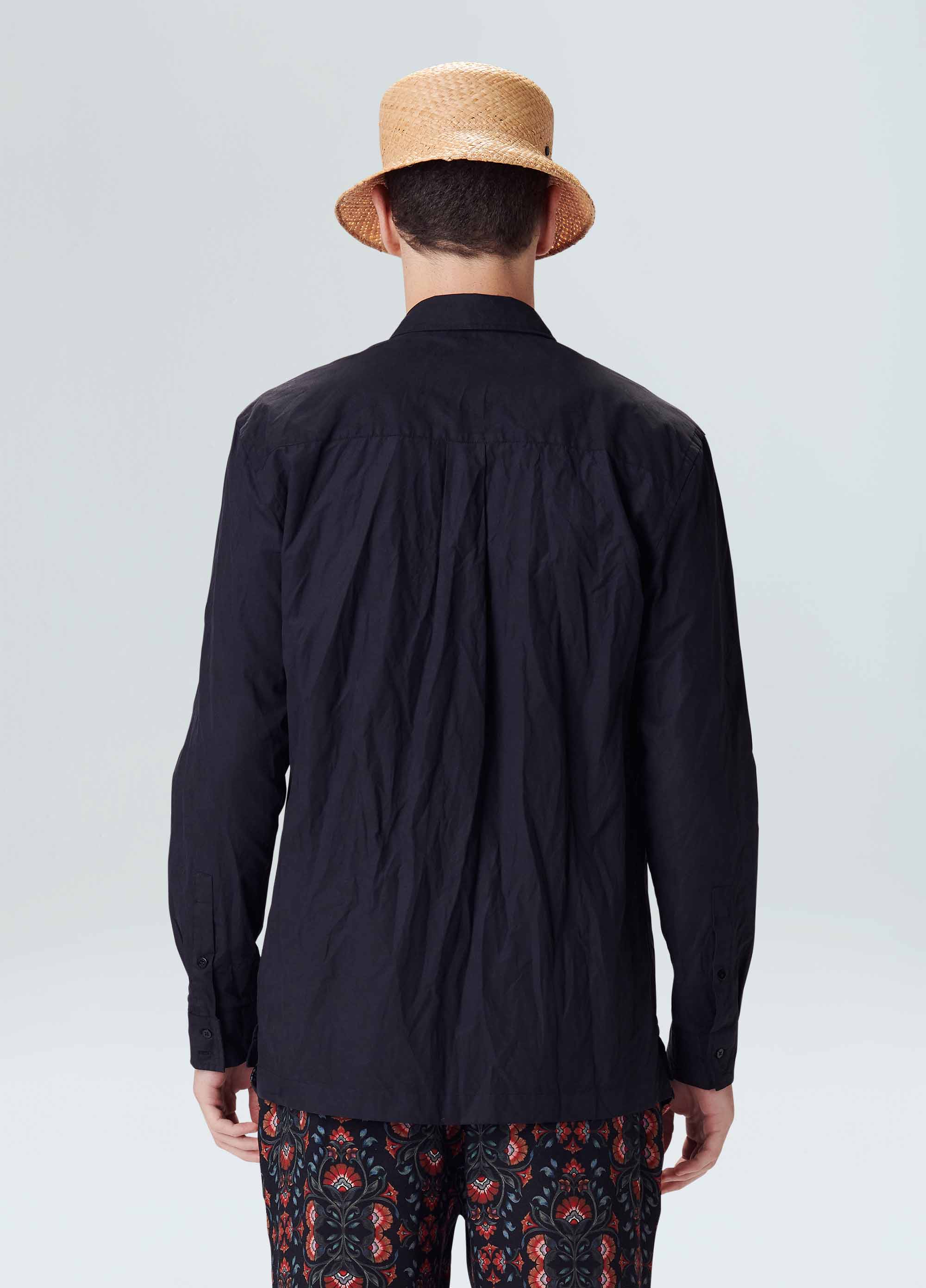 Camisa creased cotton