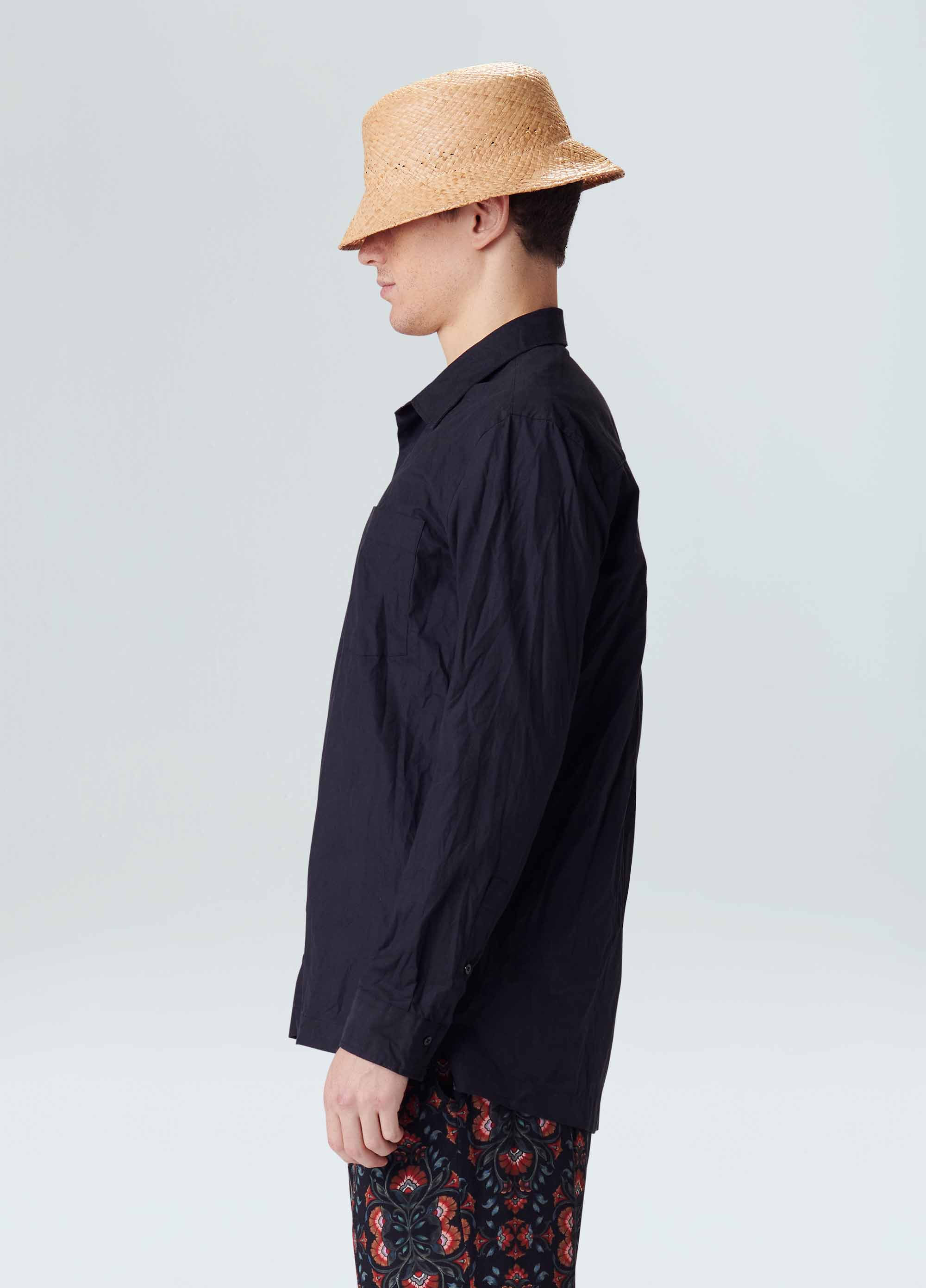 Camisa creased cotton