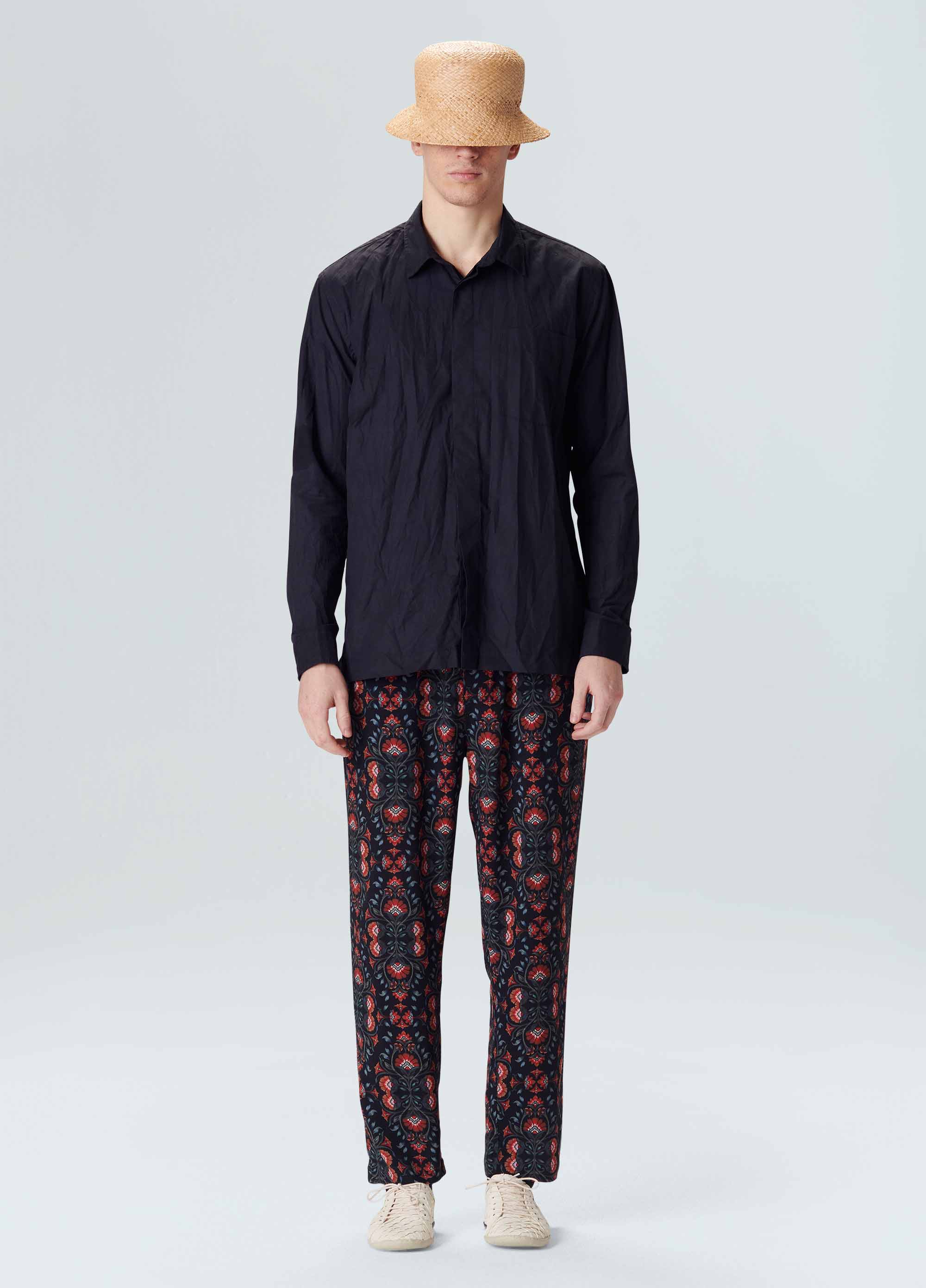 Camisa creased cotton