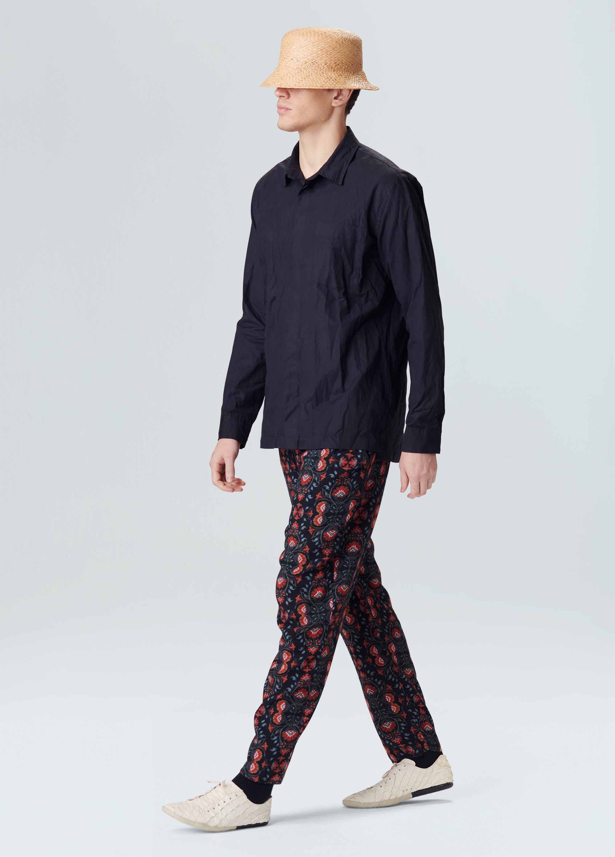 Camisa creased cotton