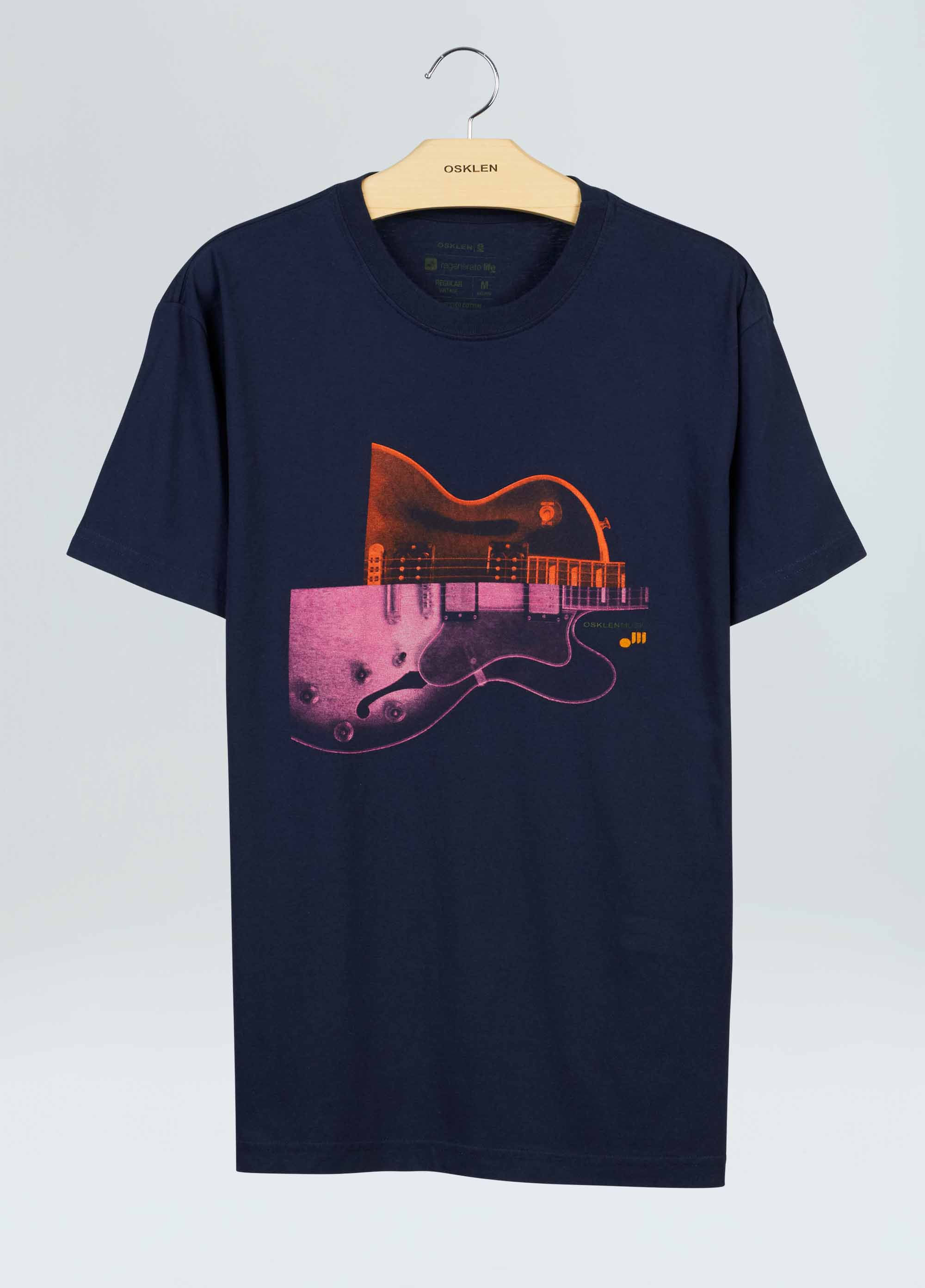 T-shirt vintage guitar colors
