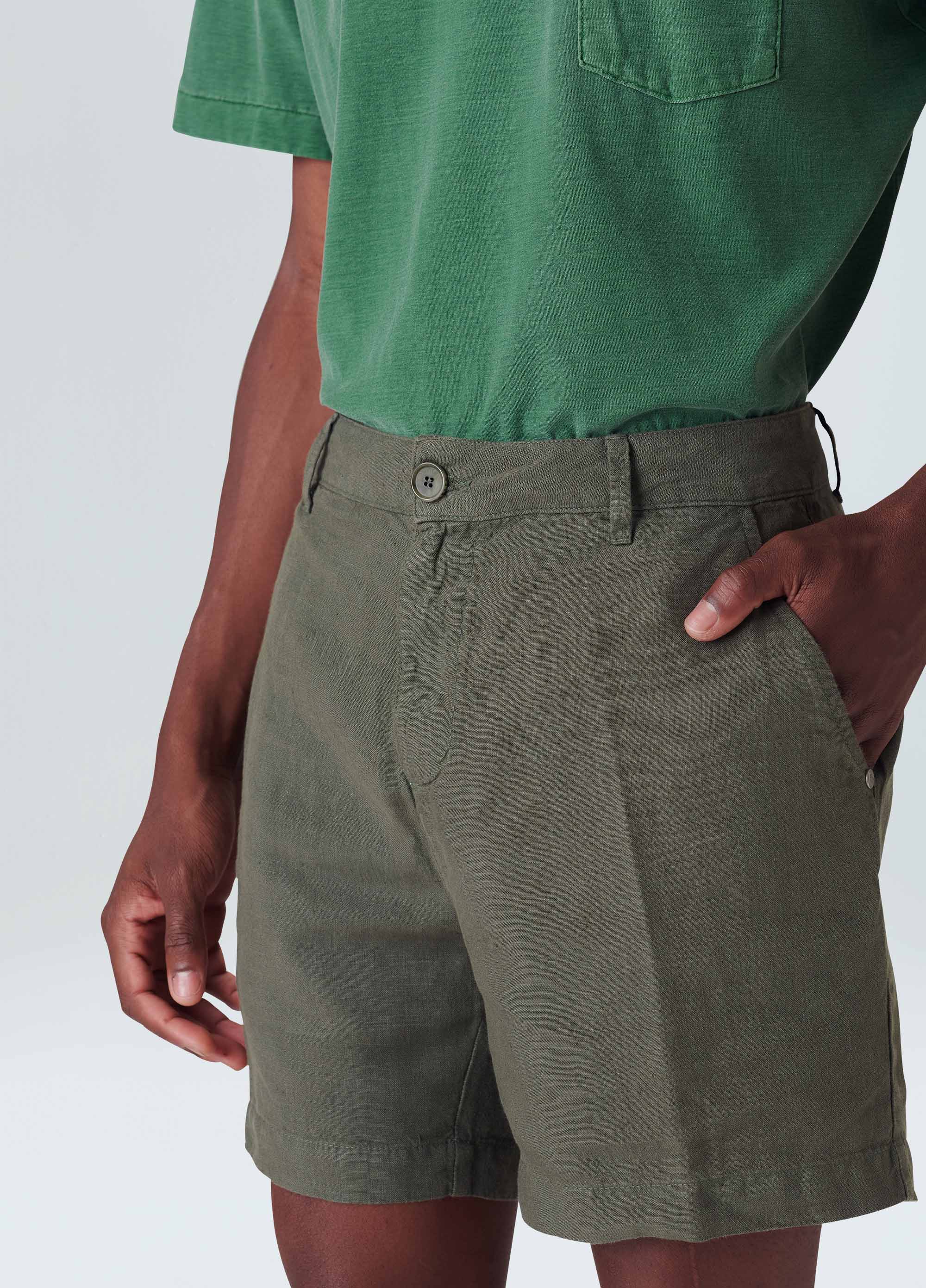 Bermuda alfaiataria pure linen