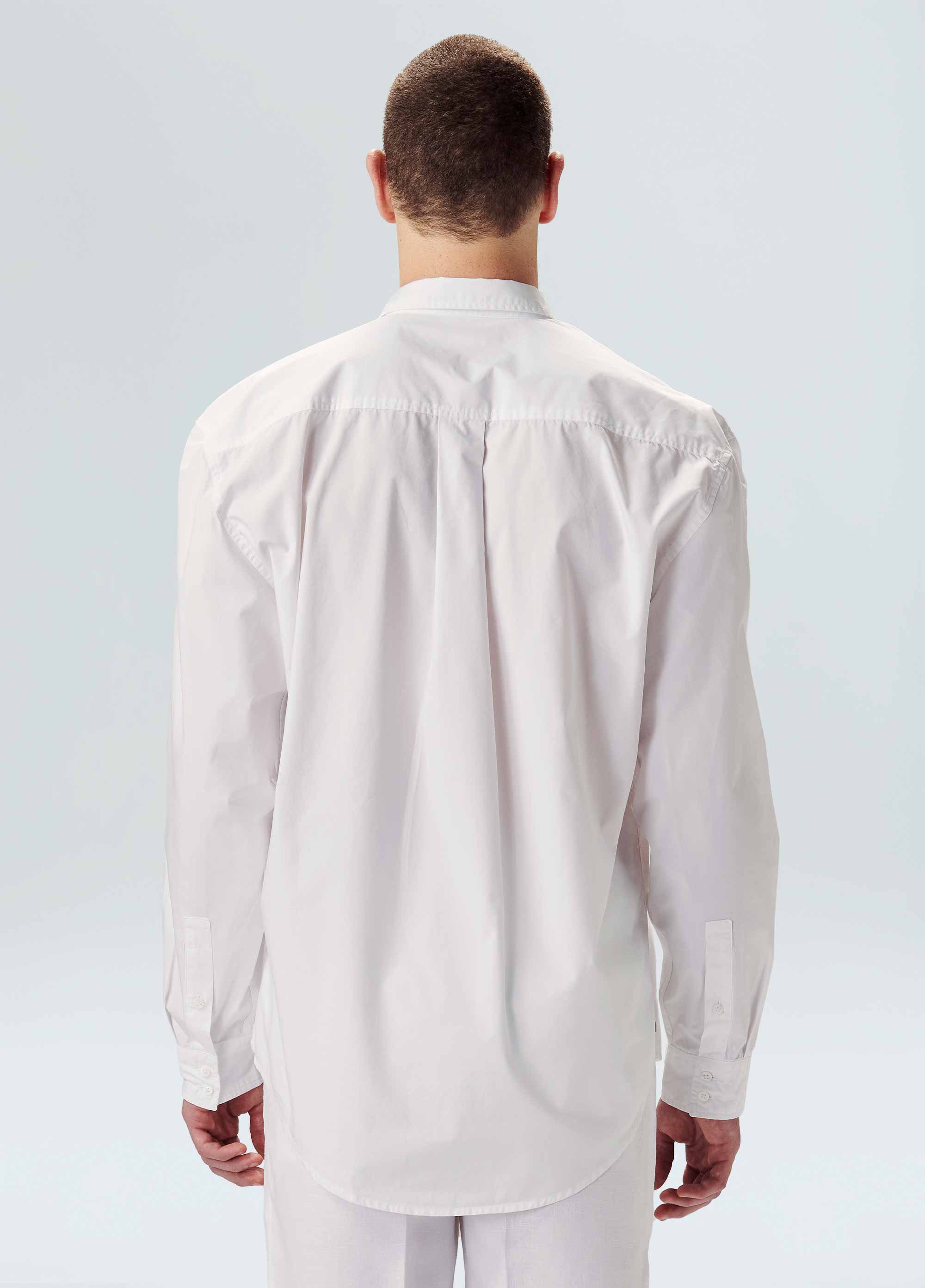 Camisa  over cotton simple