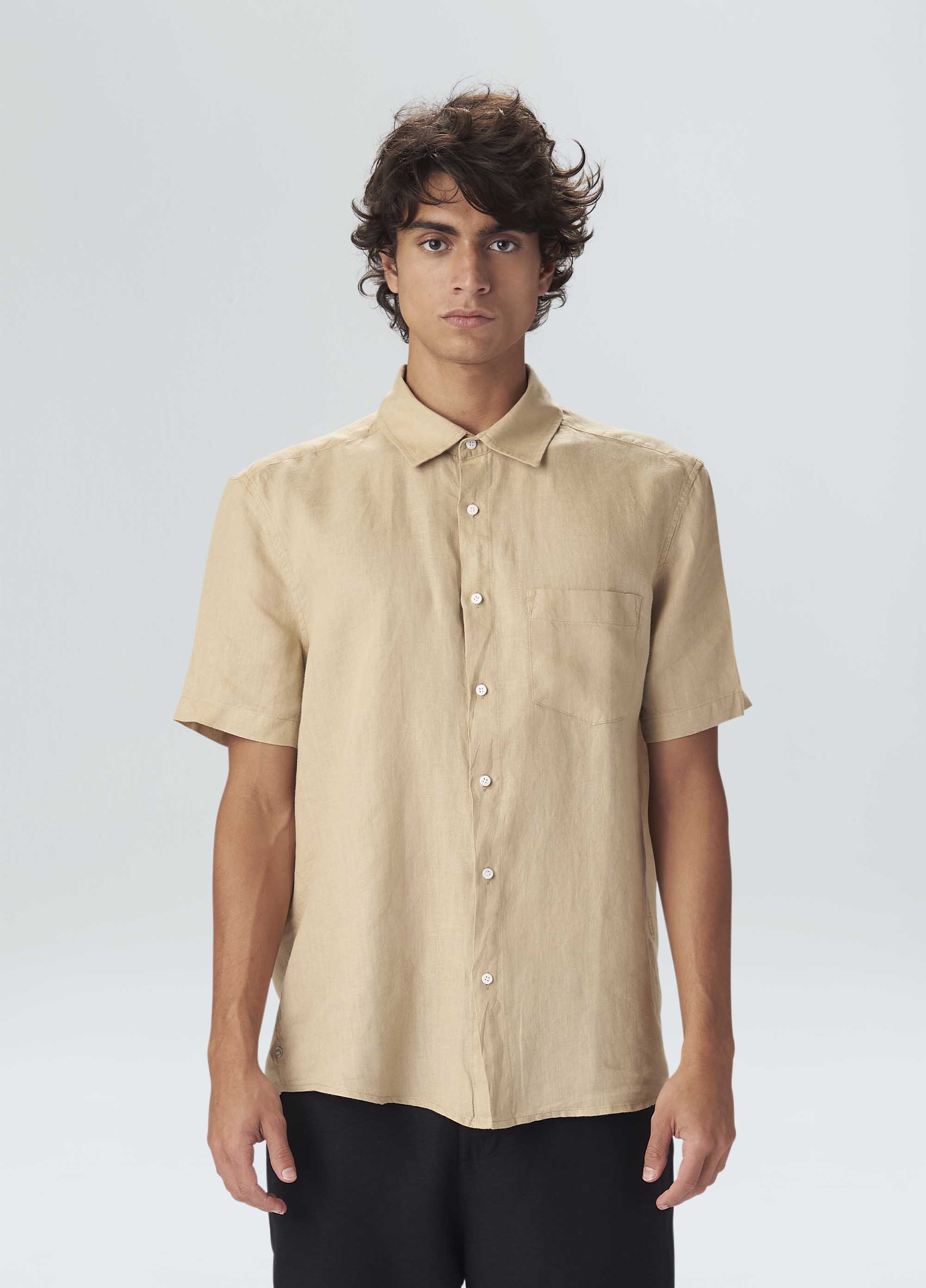 Camisa classic linen