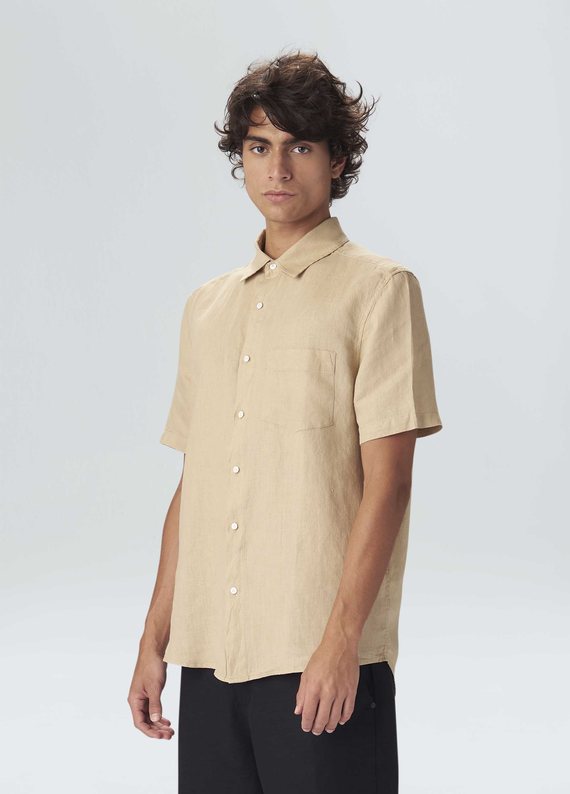 Camisa classic linen