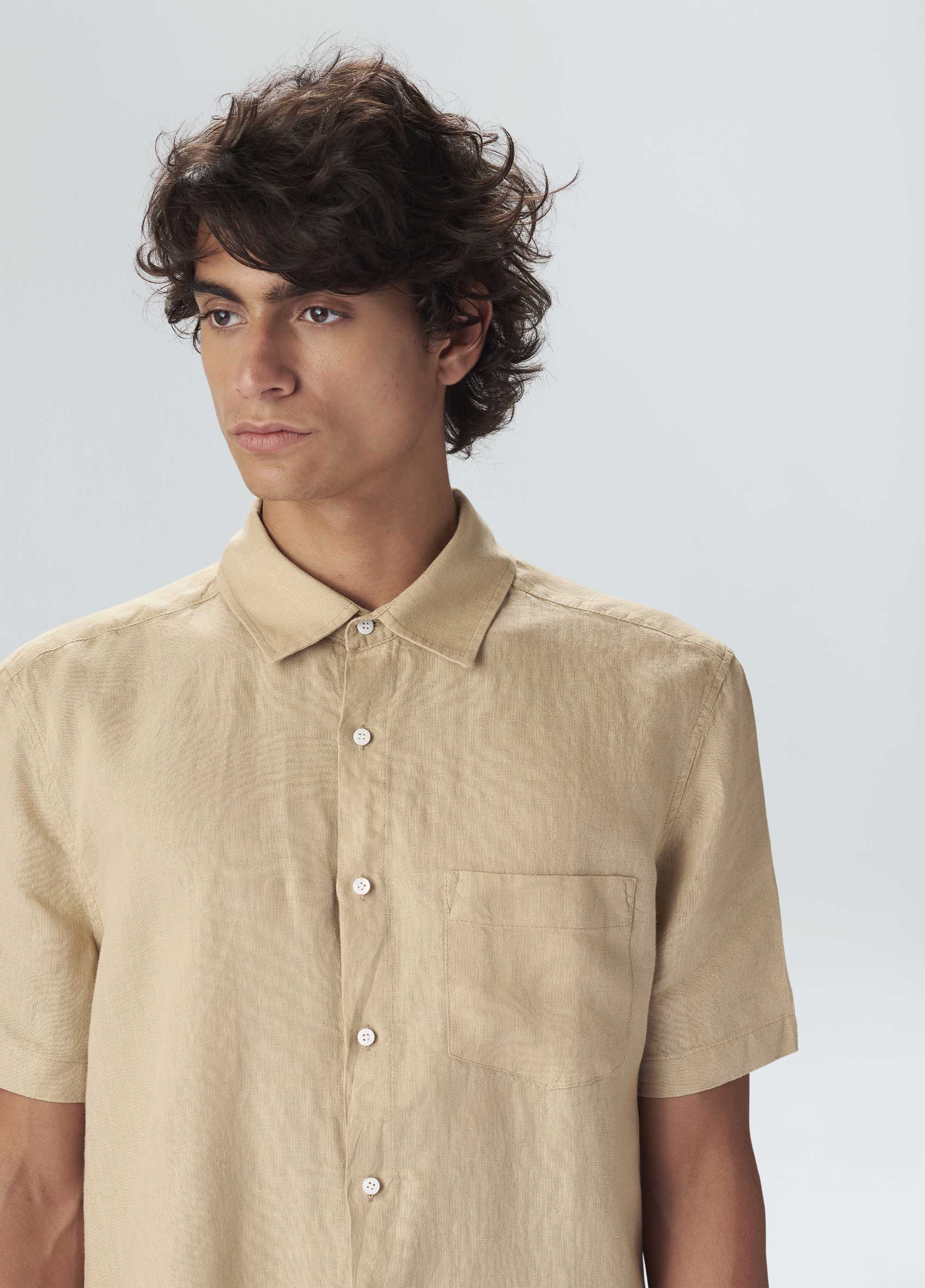 Camisa classic linen