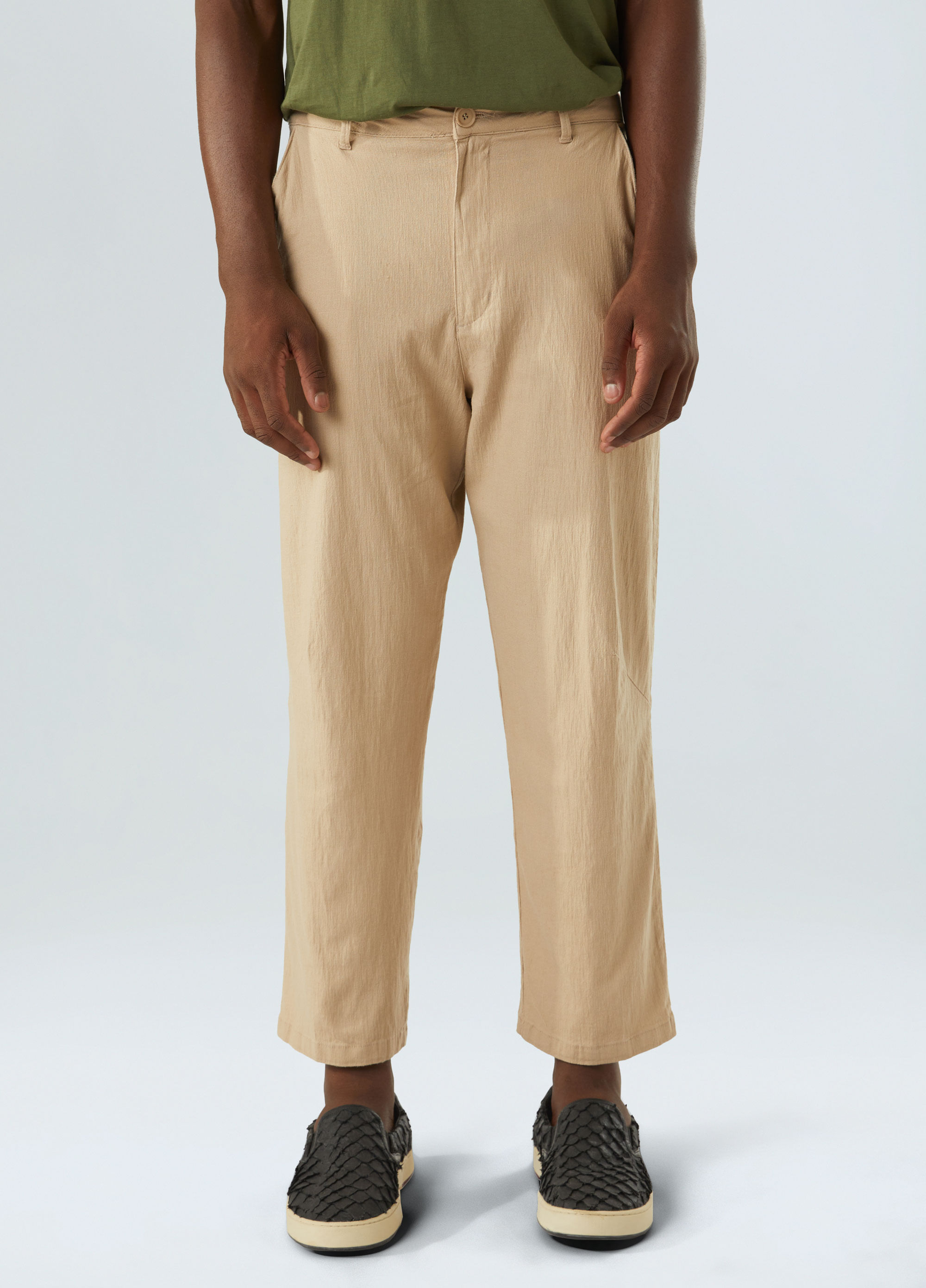 Calça linen journey over