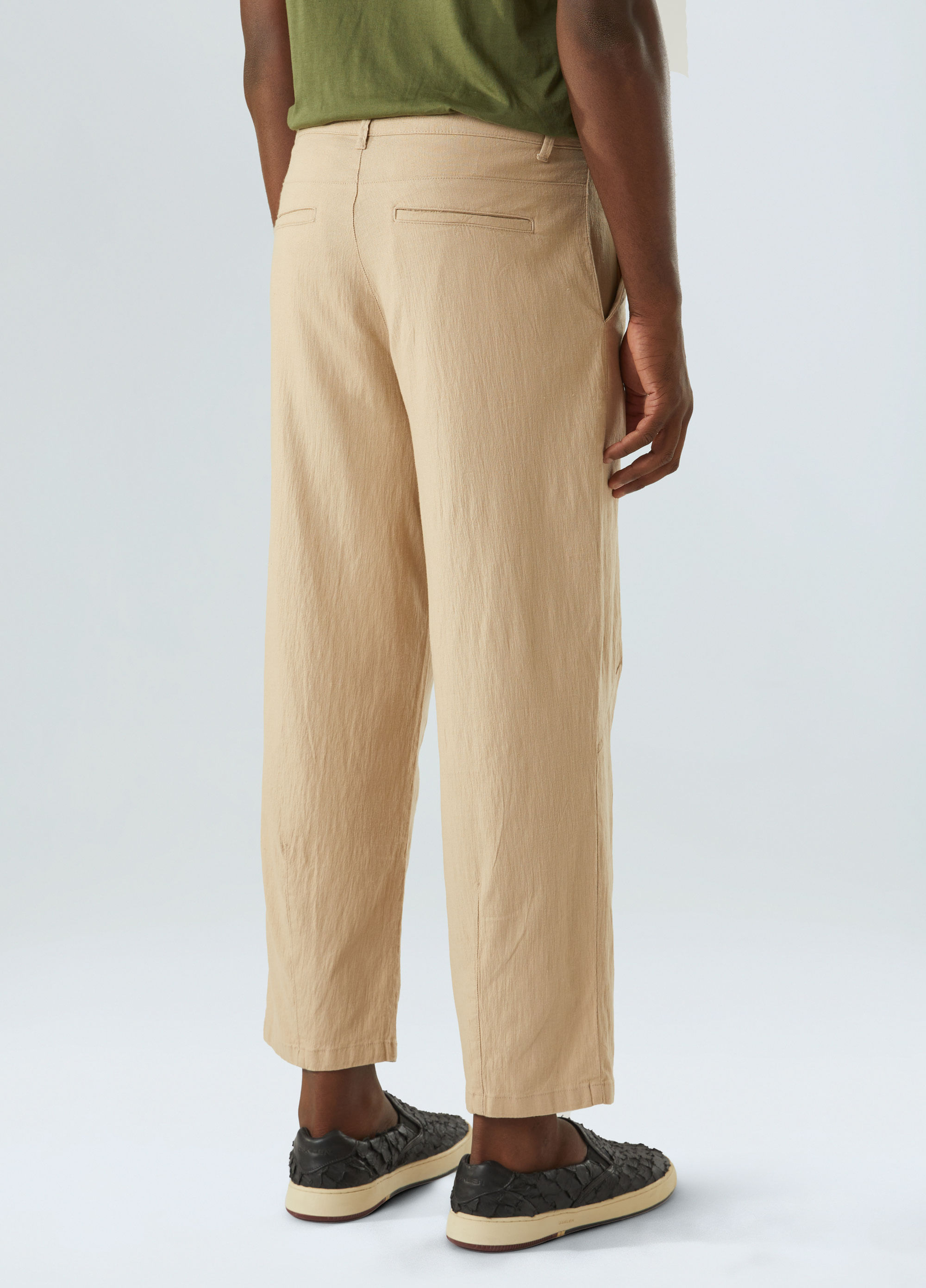 Calça linen journey over