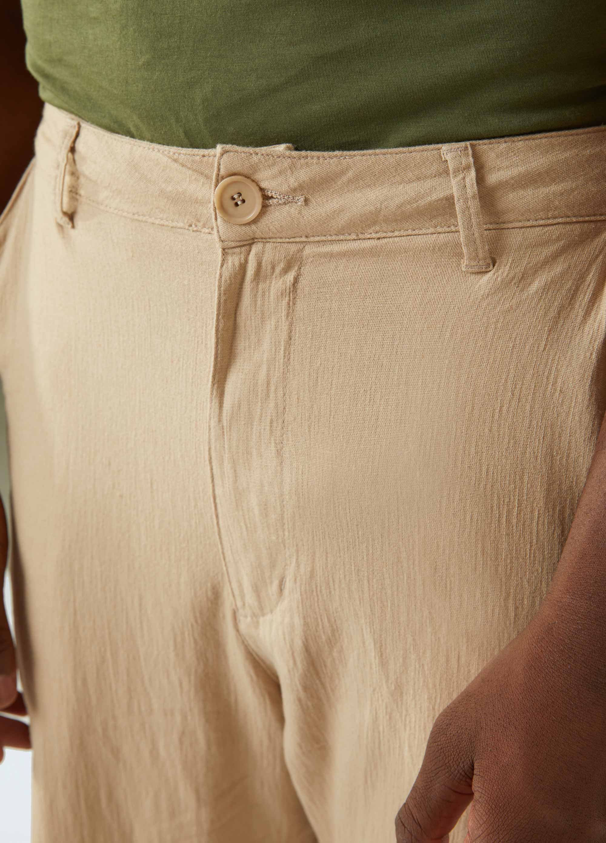 Calça linen journey over