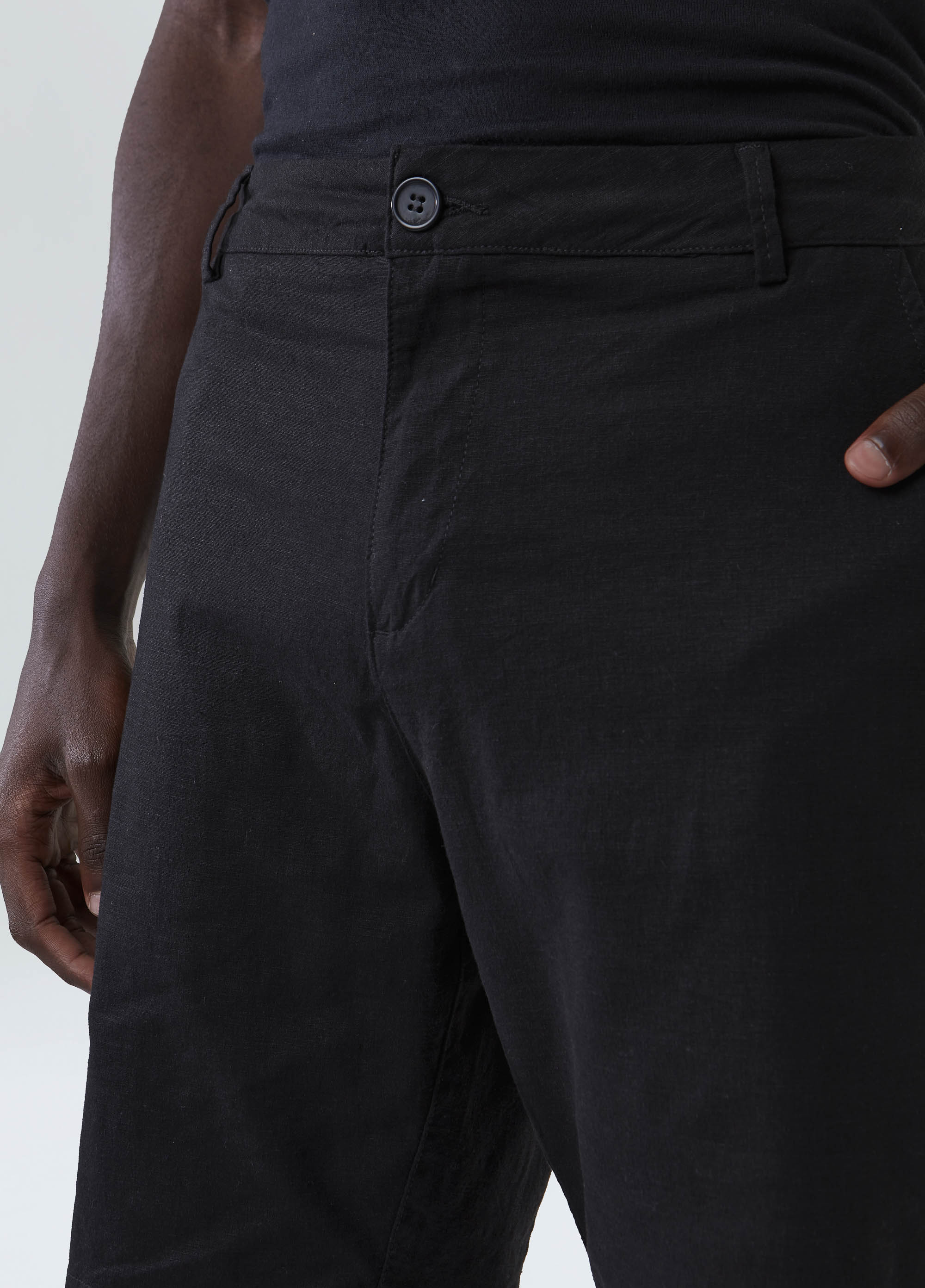 Bermuda alfaiataria basic linen