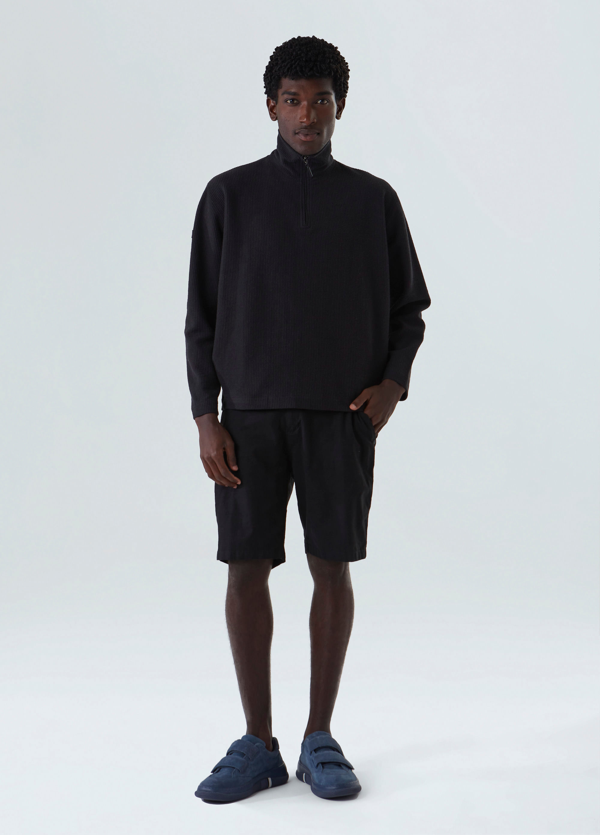 Bermuda alfaiataria basic linen