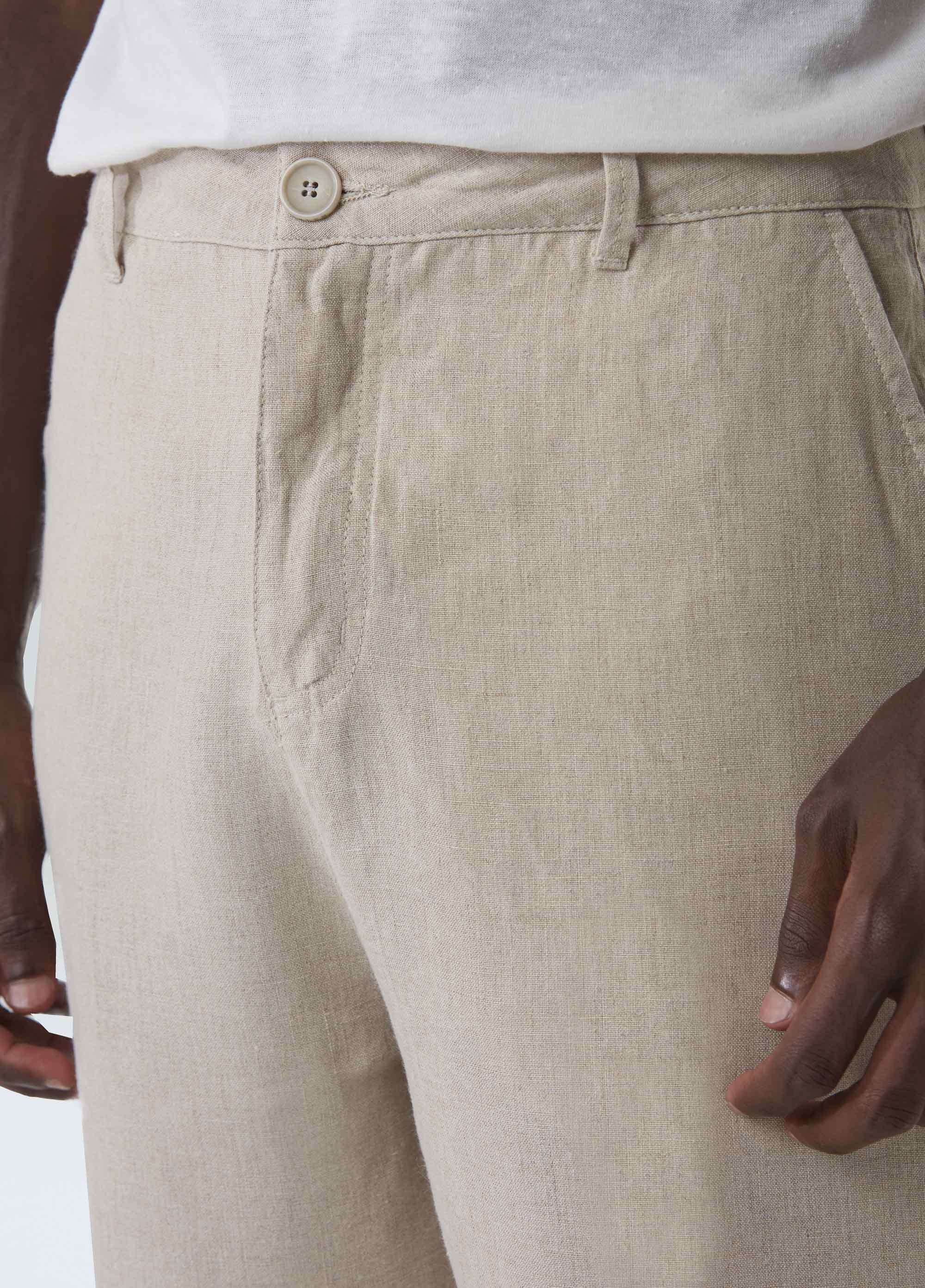 Calça alfaiataria linen classic