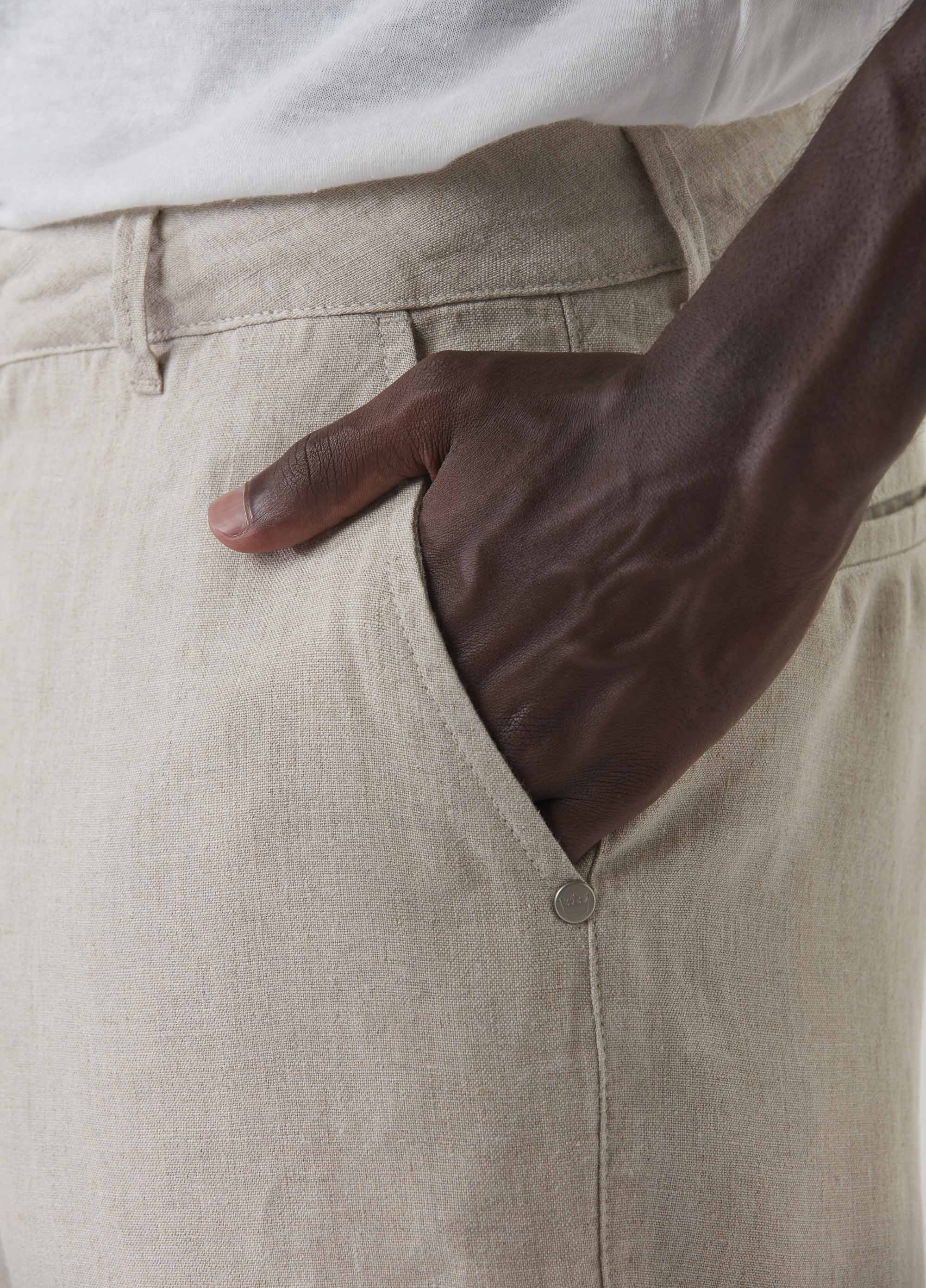 Calça alfaiataria linen classic