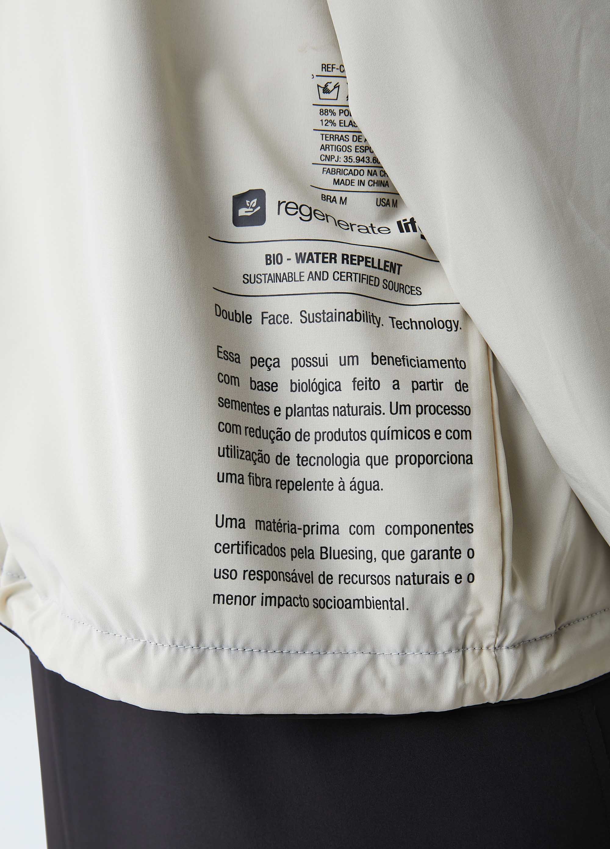 Windbreaker superlight double face