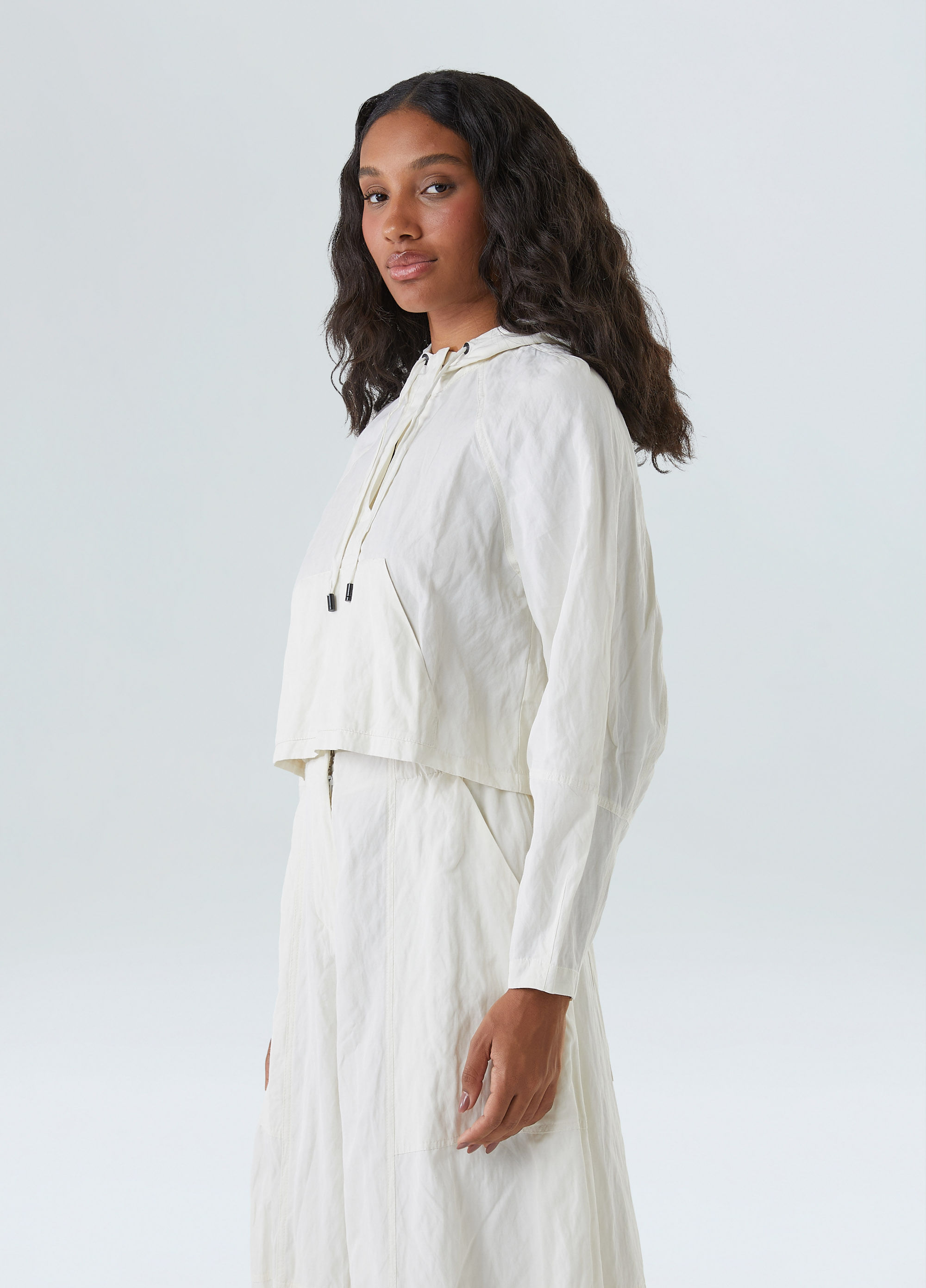 Casaco cotton canguru