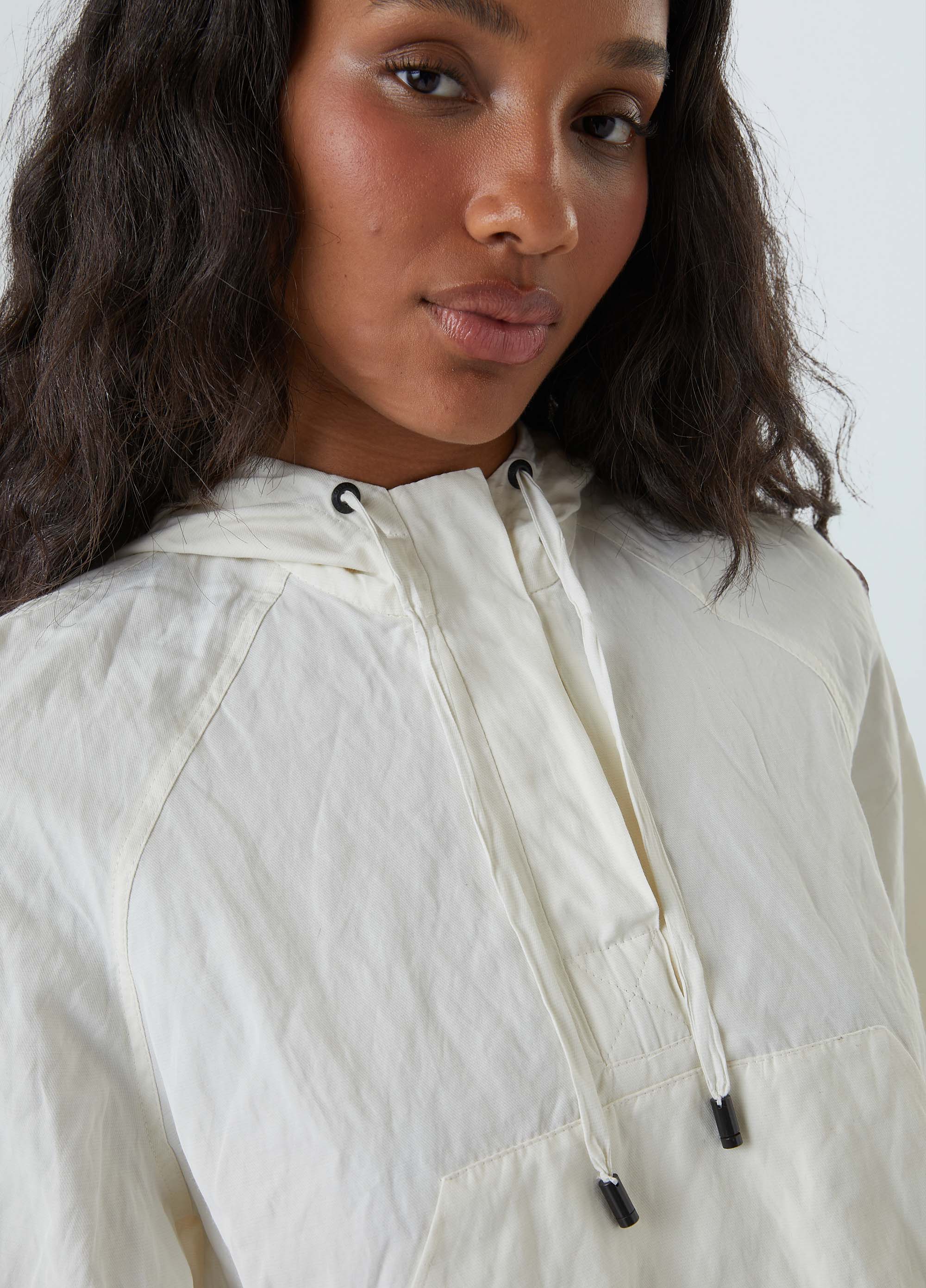 Casaco cotton canguru