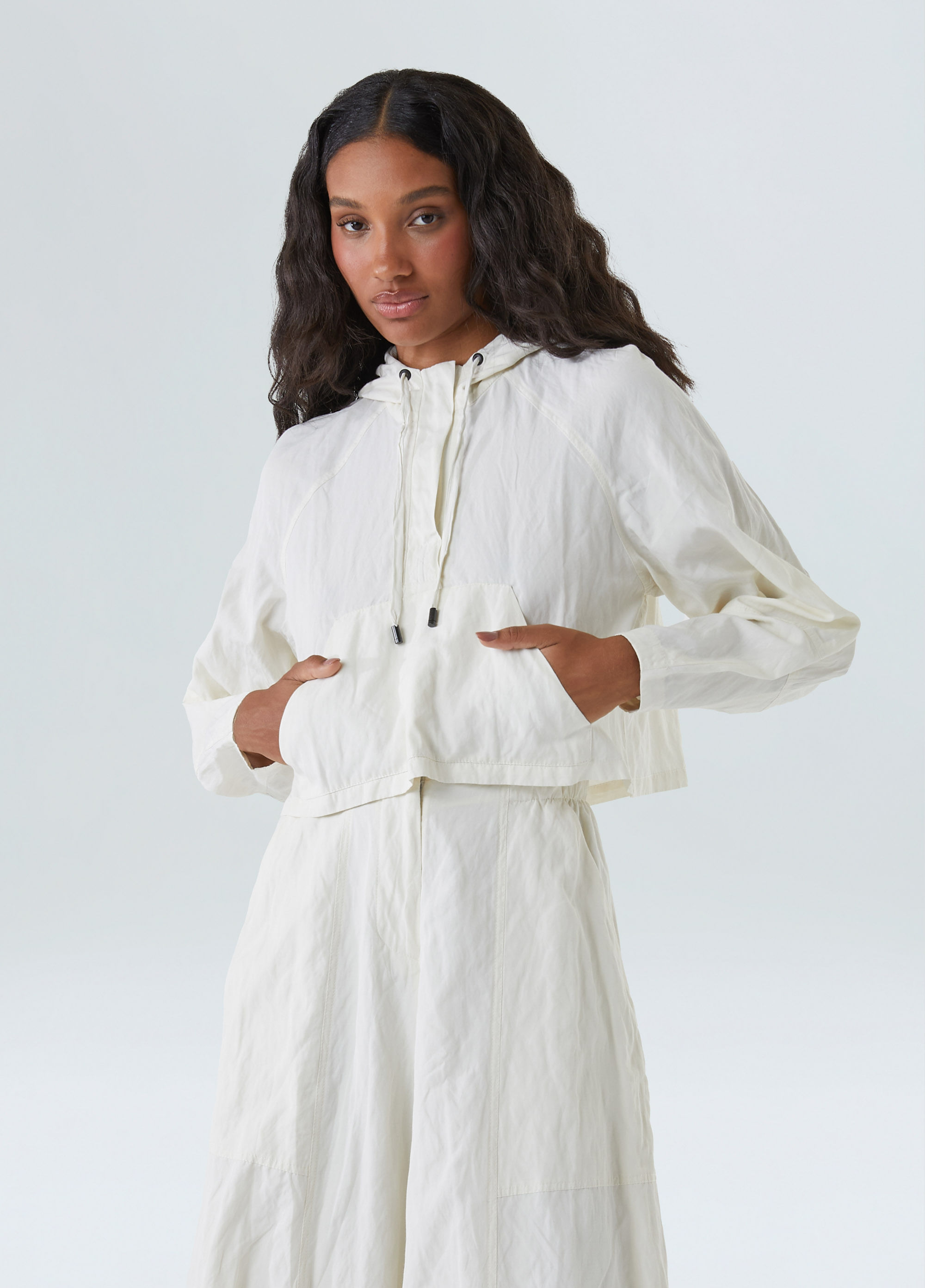 Casaco cotton canguru