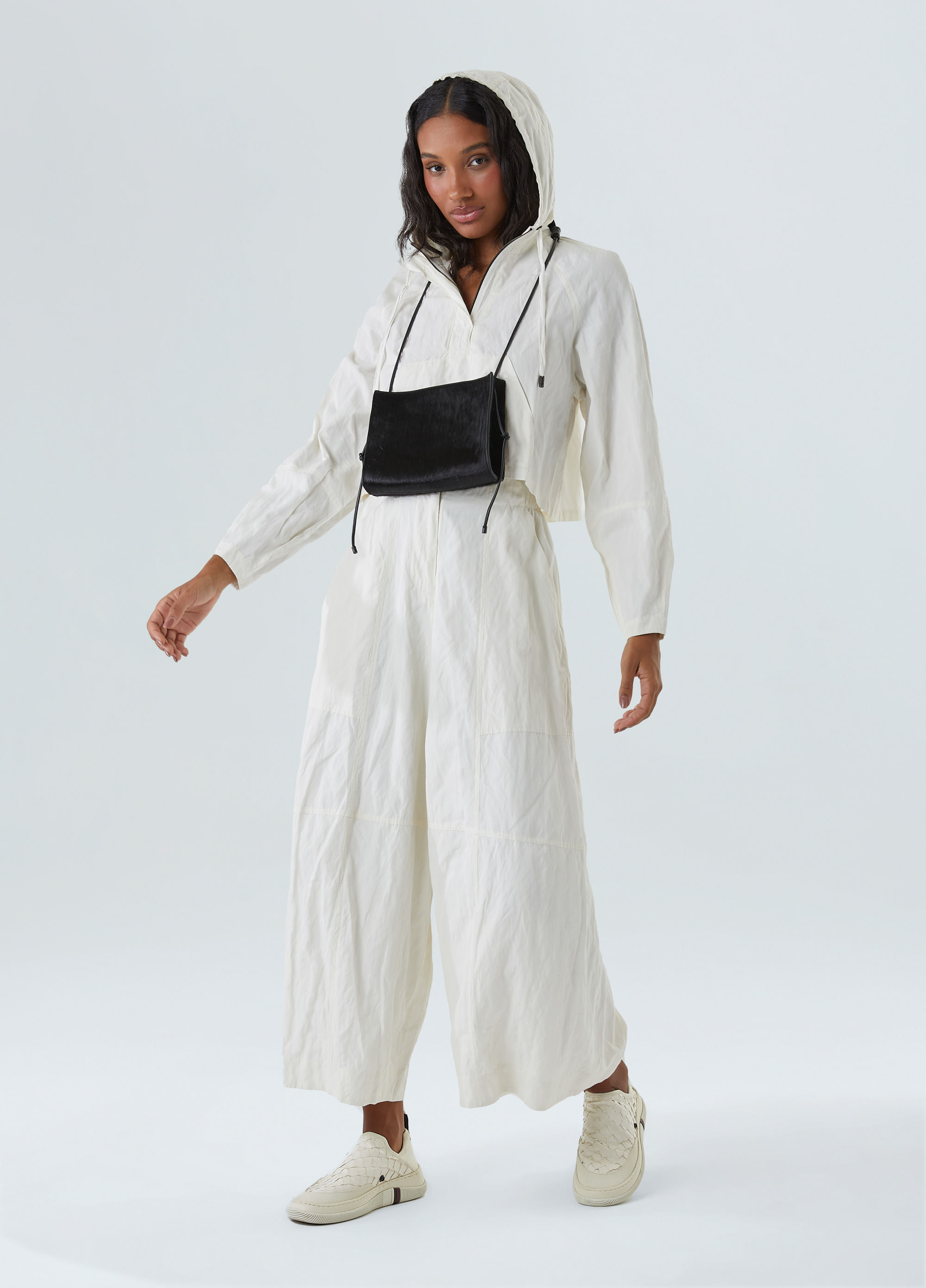 Casaco cotton canguru