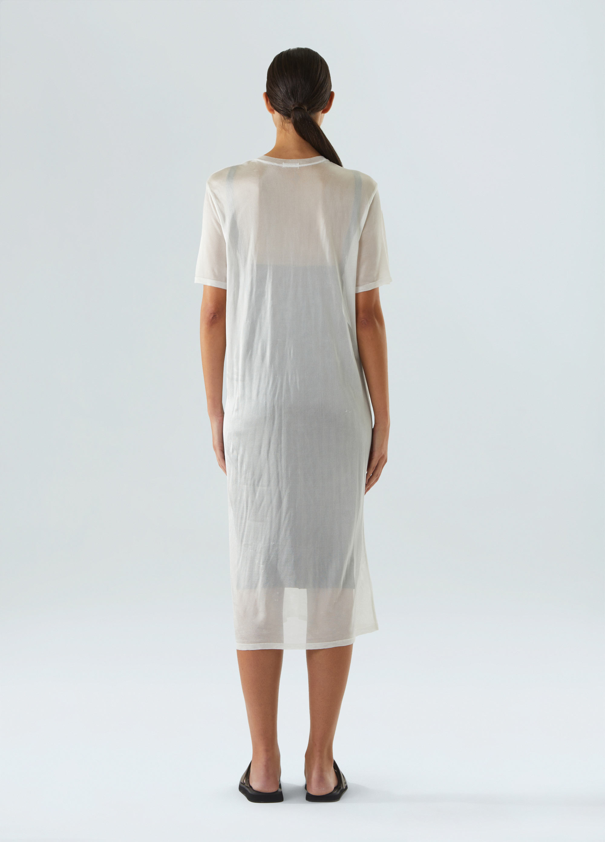 Vestido MIDI tricot sobreposicão