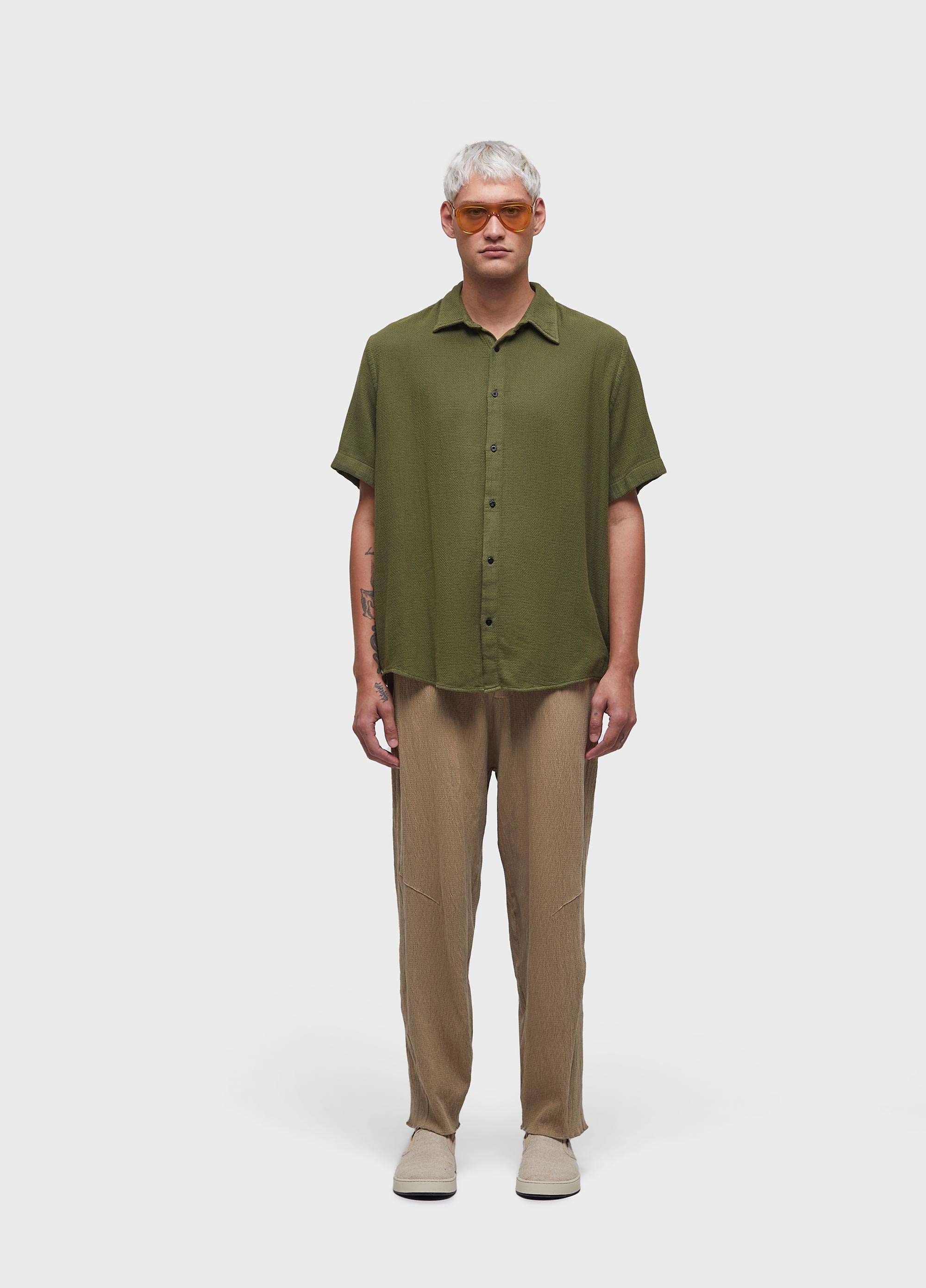 Calça wrinkled yogue new