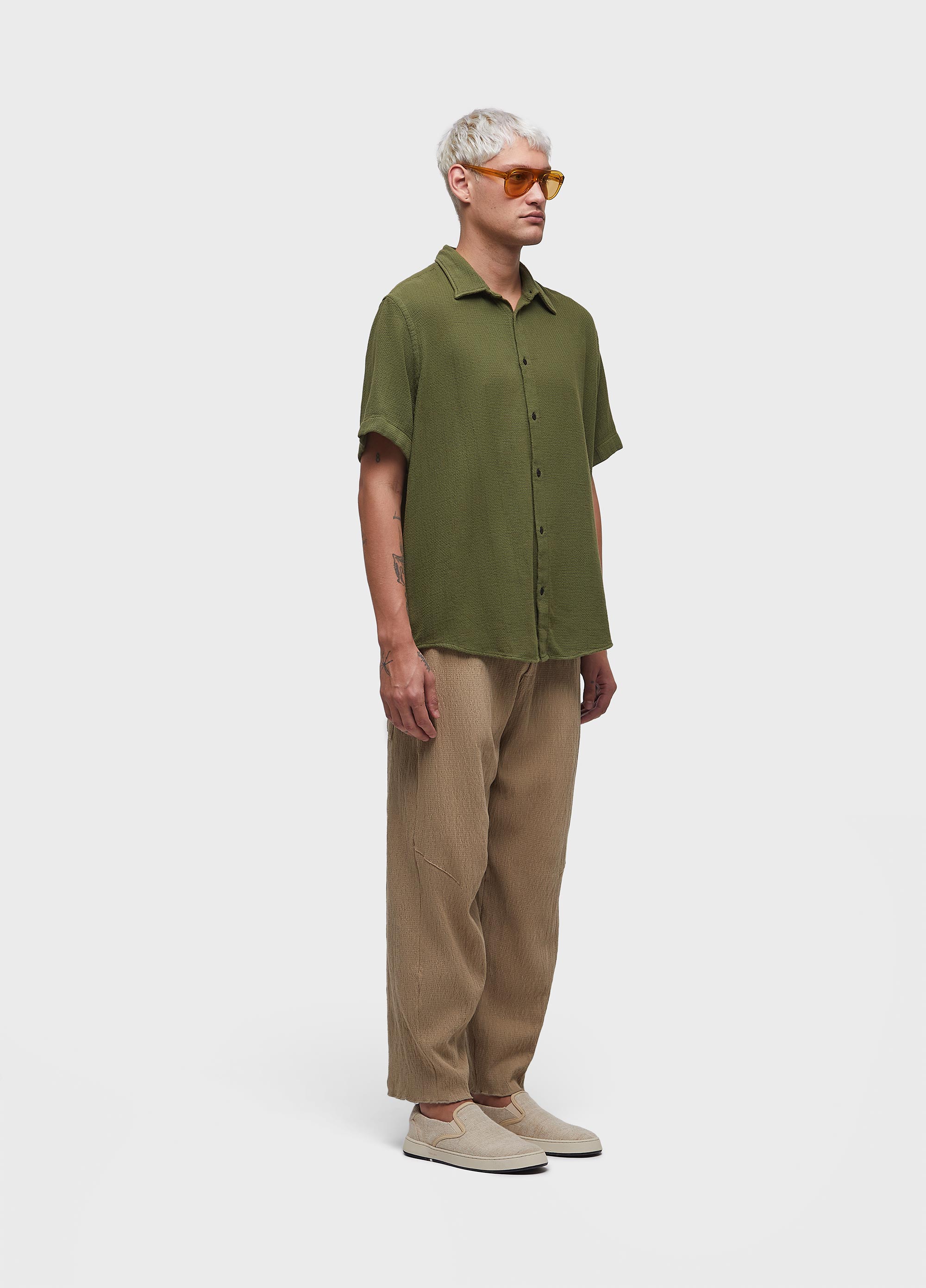 Calça wrinkled yogue new
