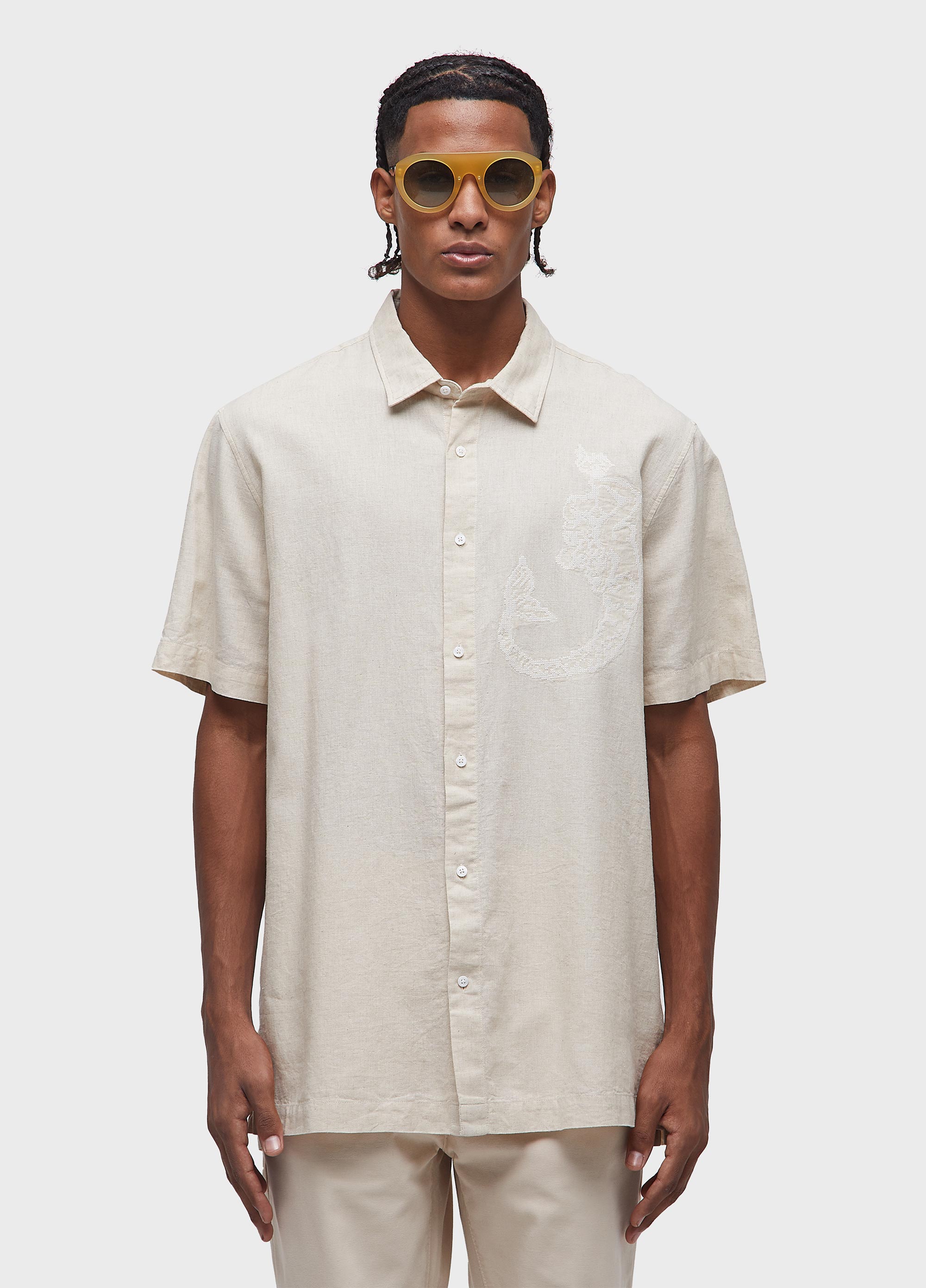 Camisa bordado sereia