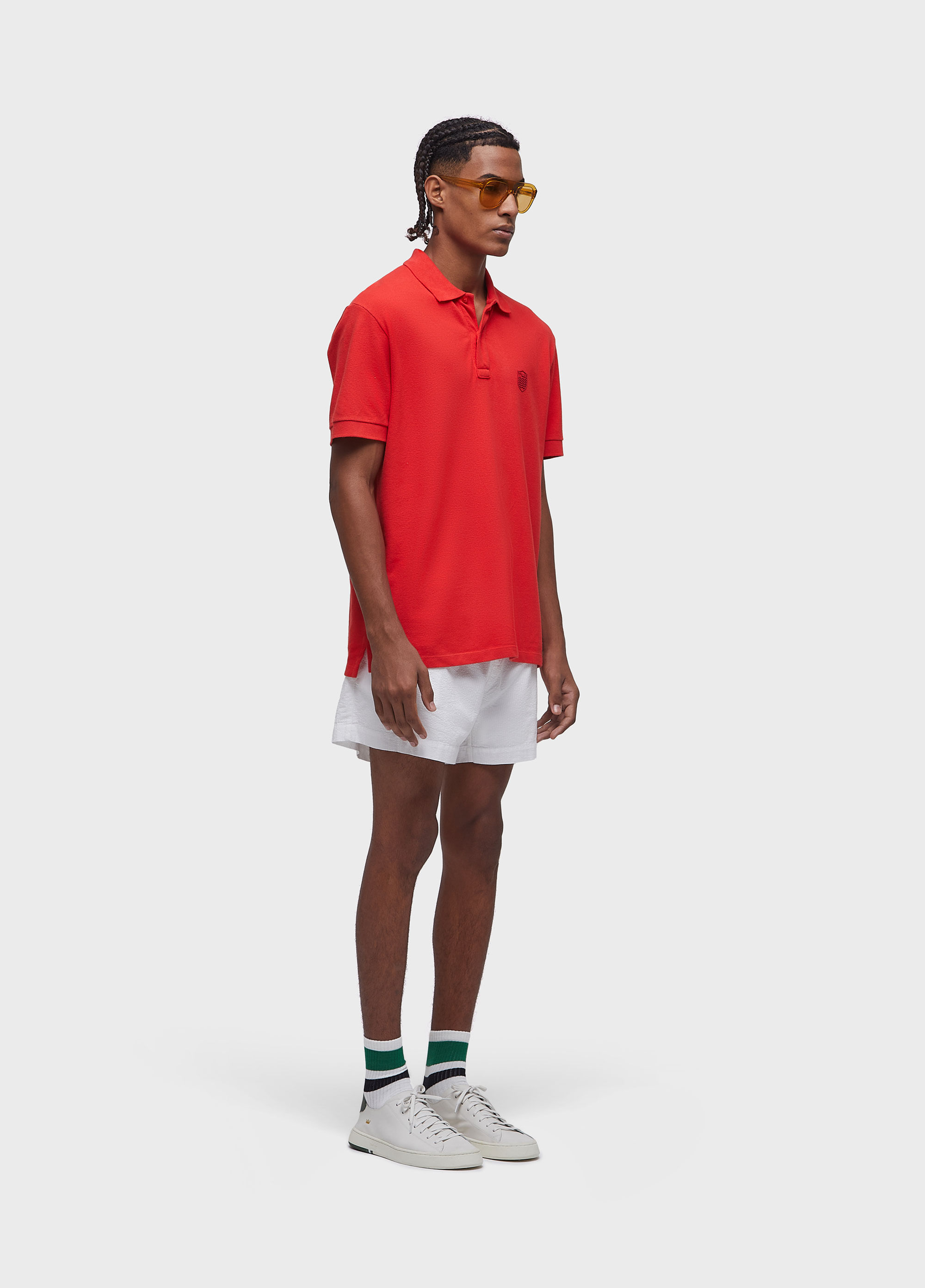Polo  brasão embossed color