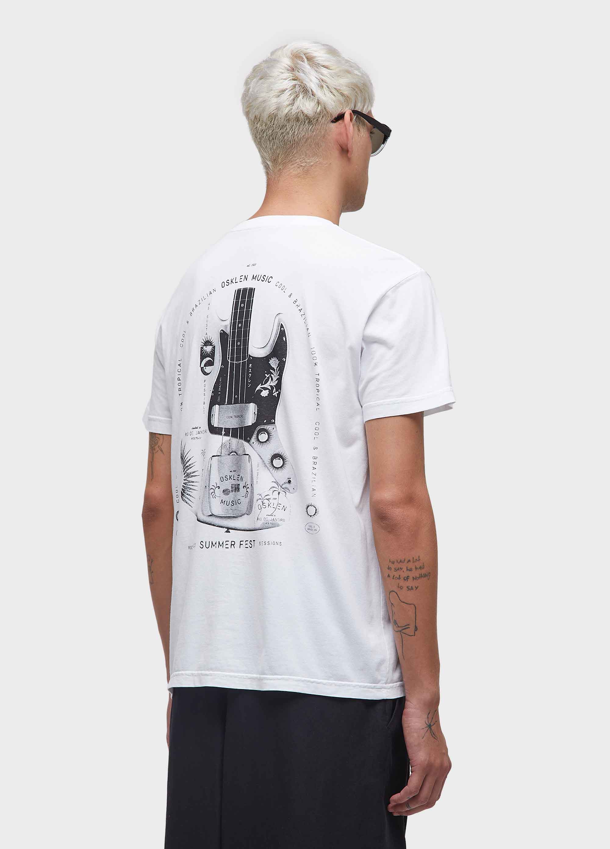 T-shirt stone trace bass