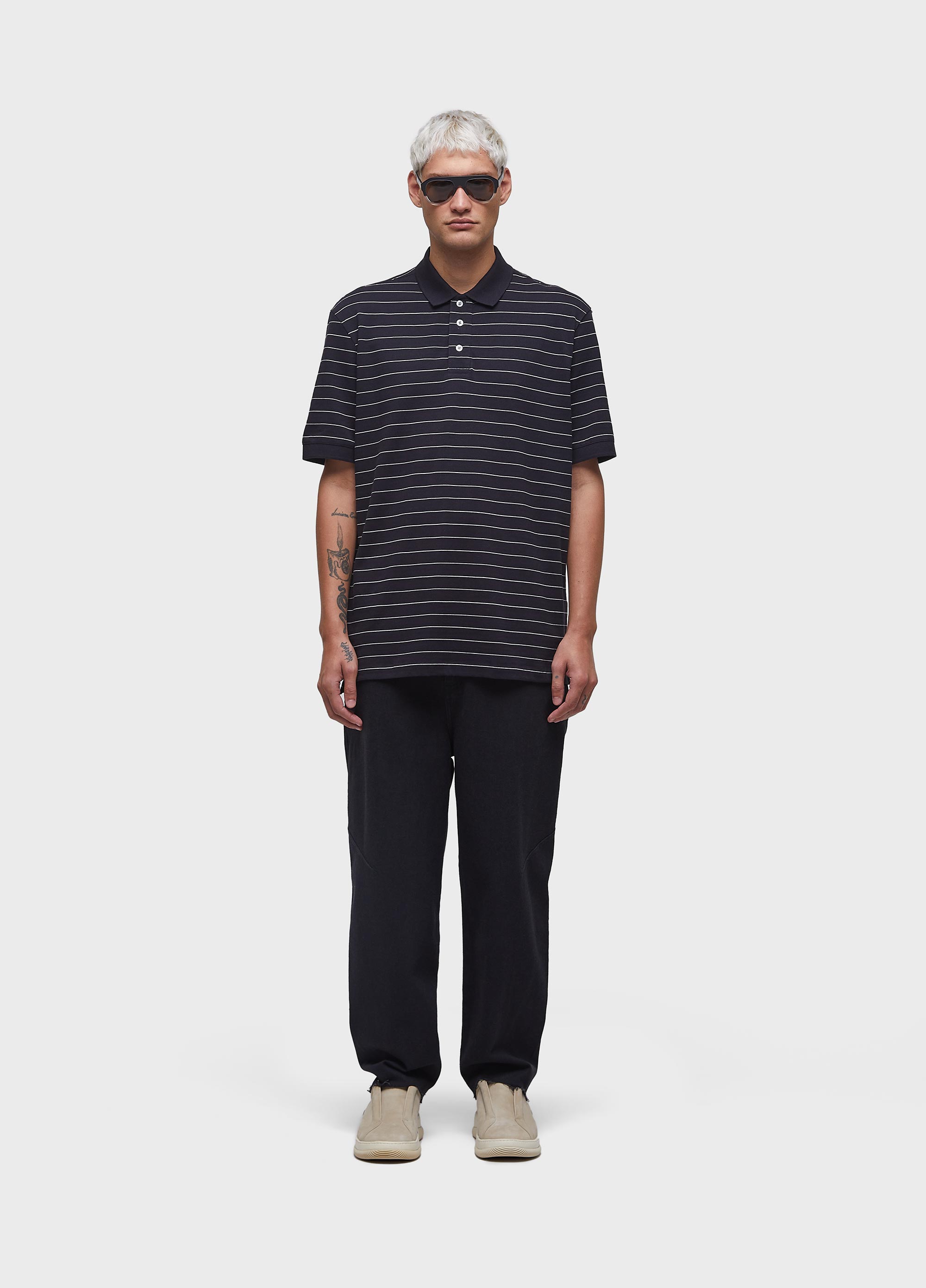 Polo stripes over