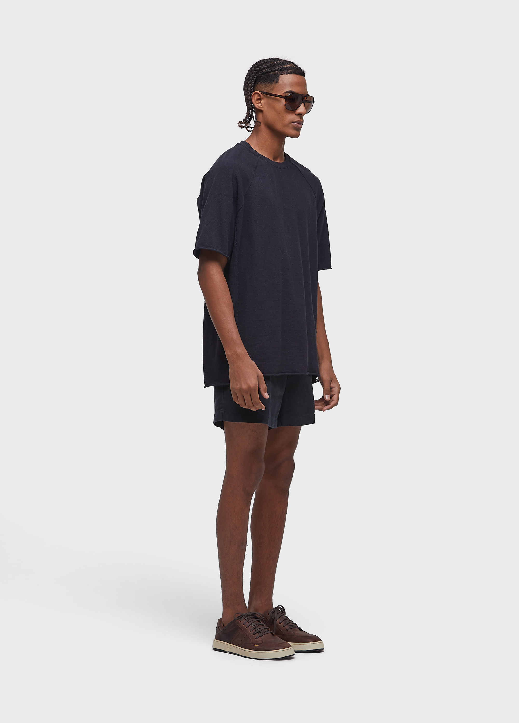 T-shirt descolado yogue