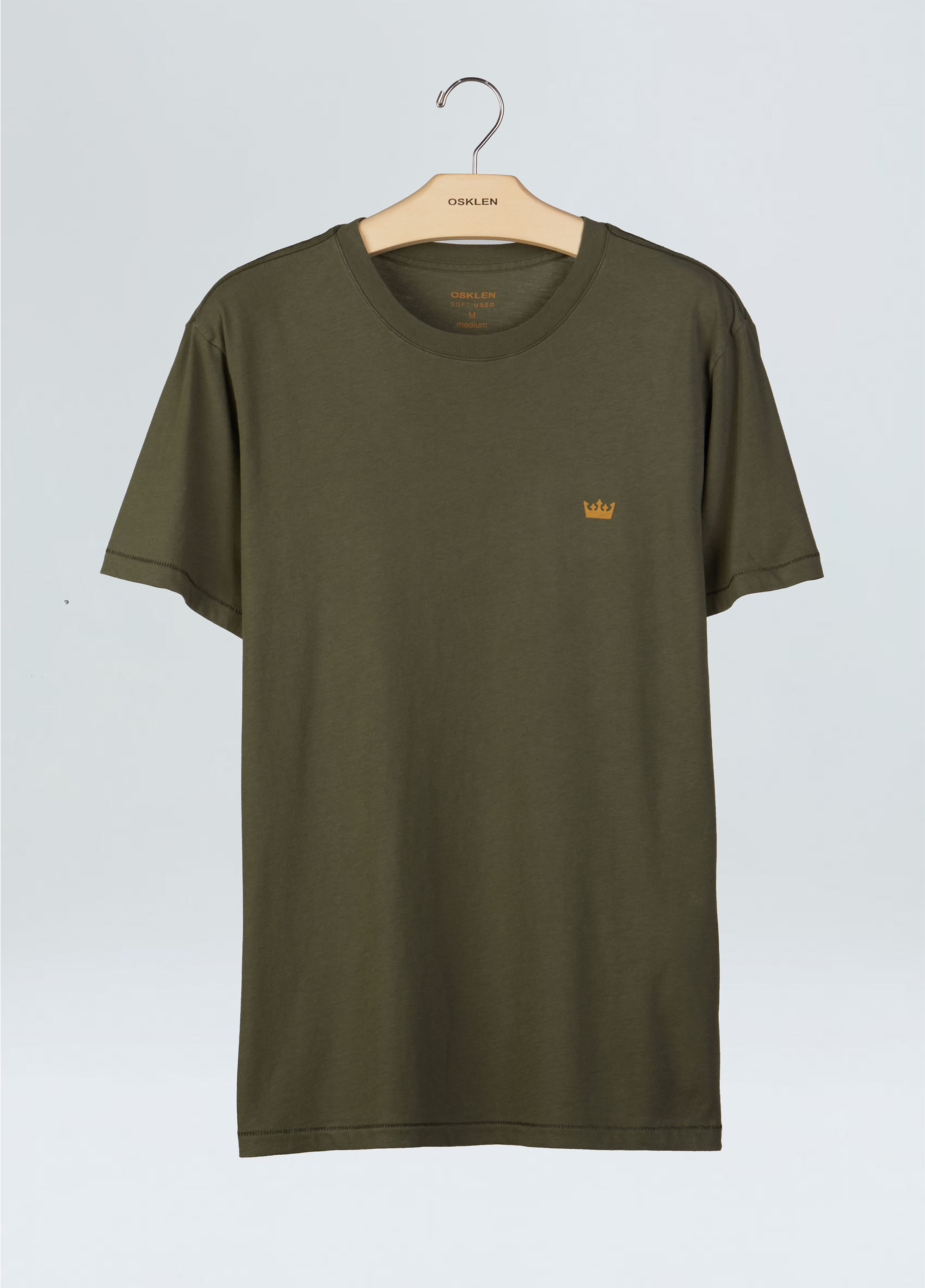 T-shirt soft used gold crown