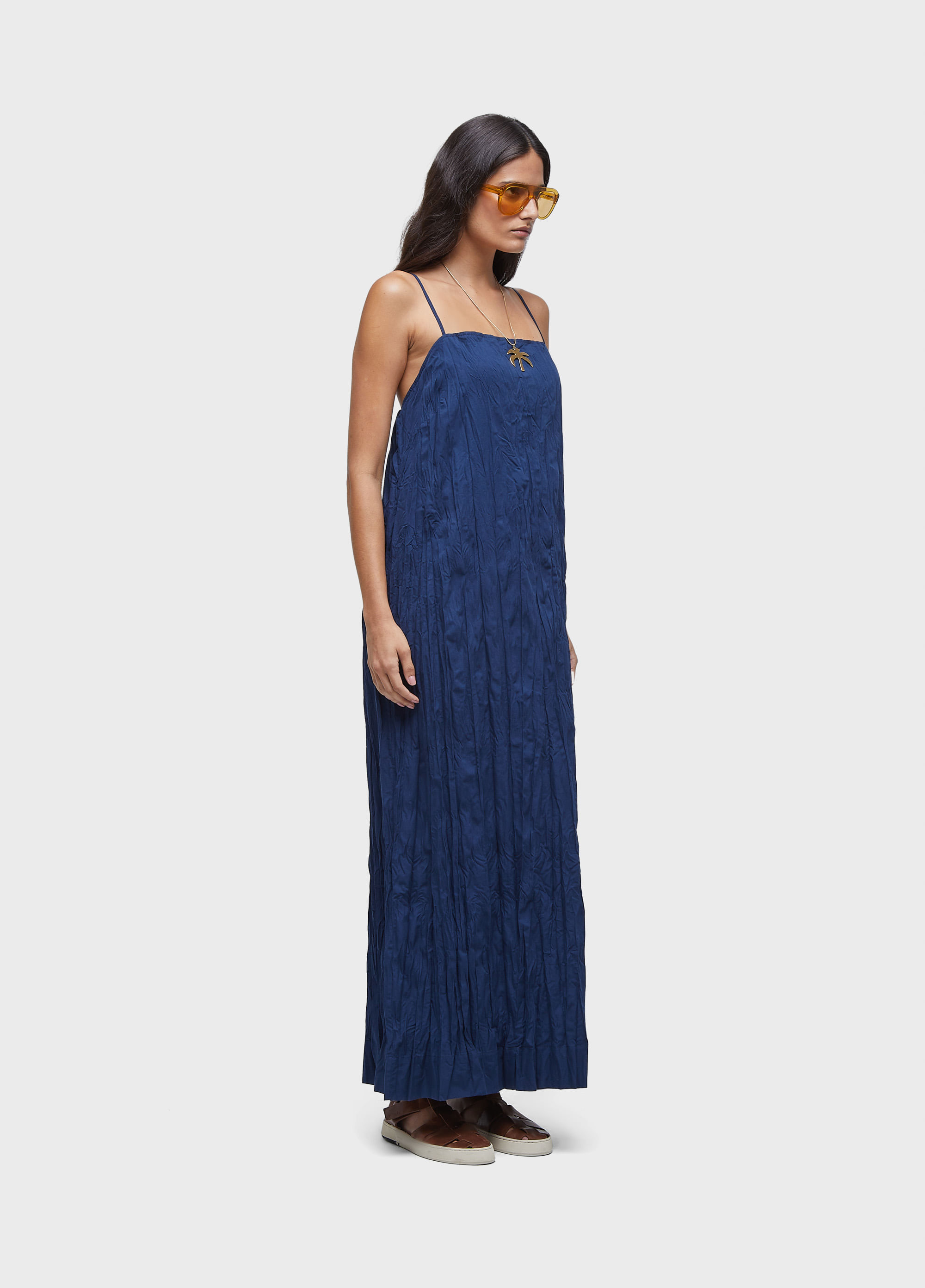 Vestido pleat MIDI