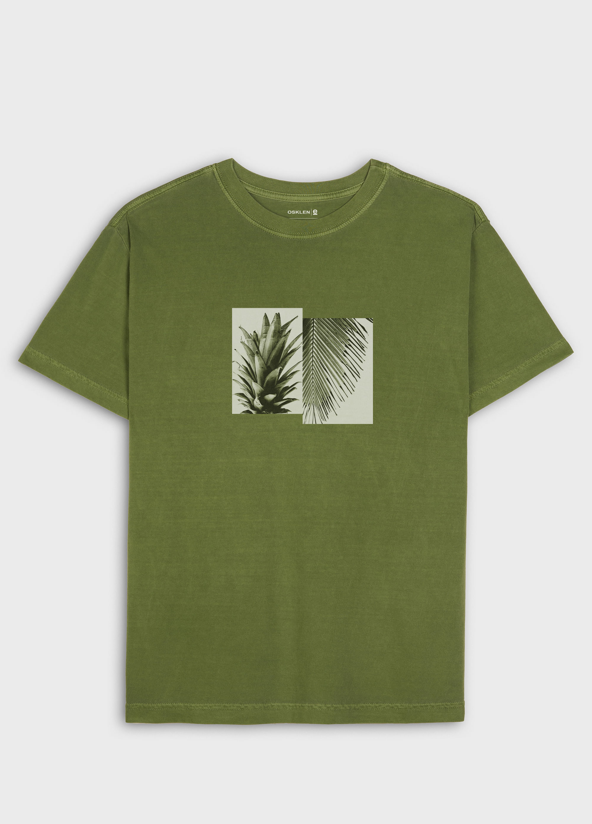 T-shirt stone abacaxi palmeira