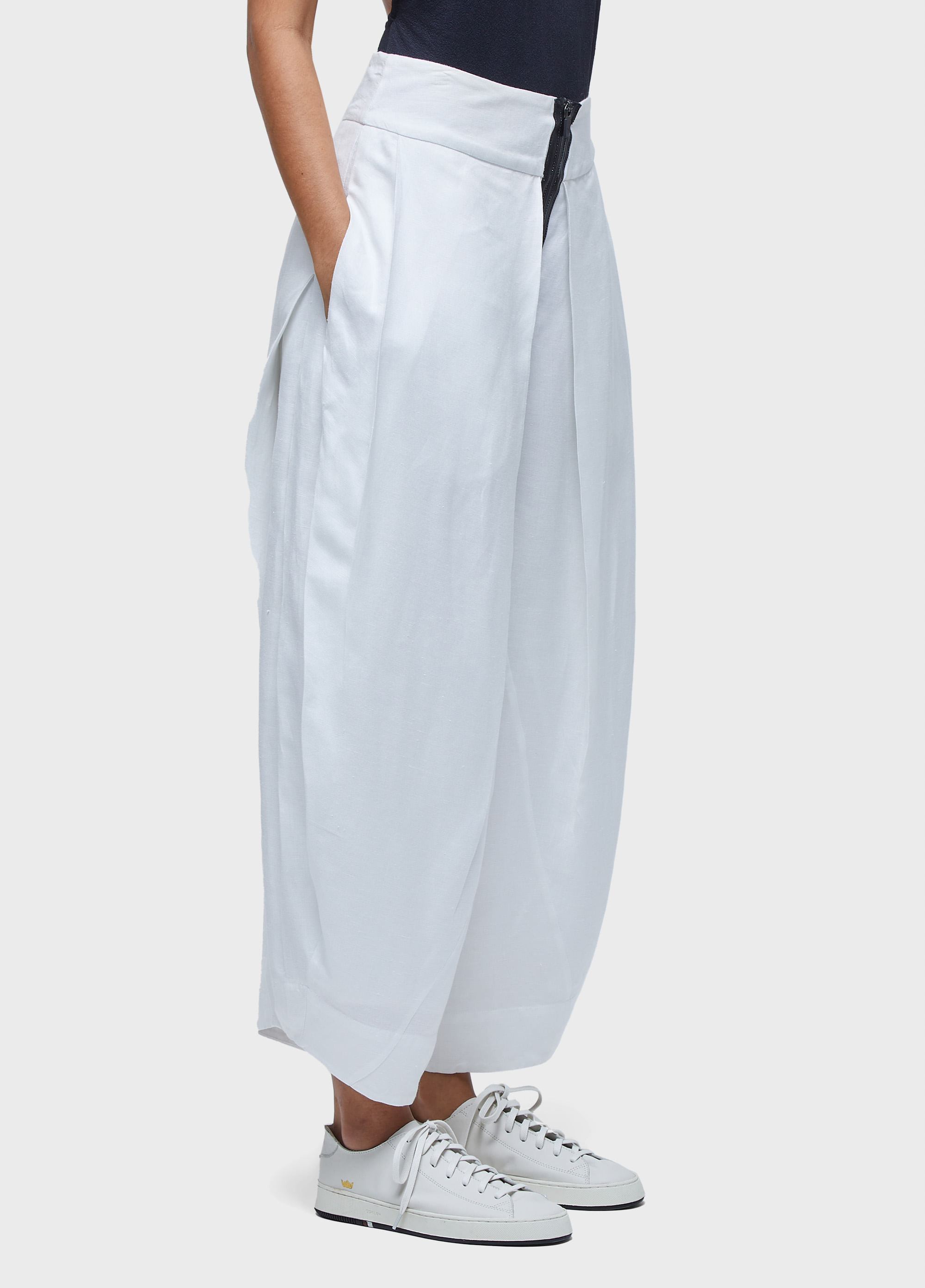 Calça pregas sol