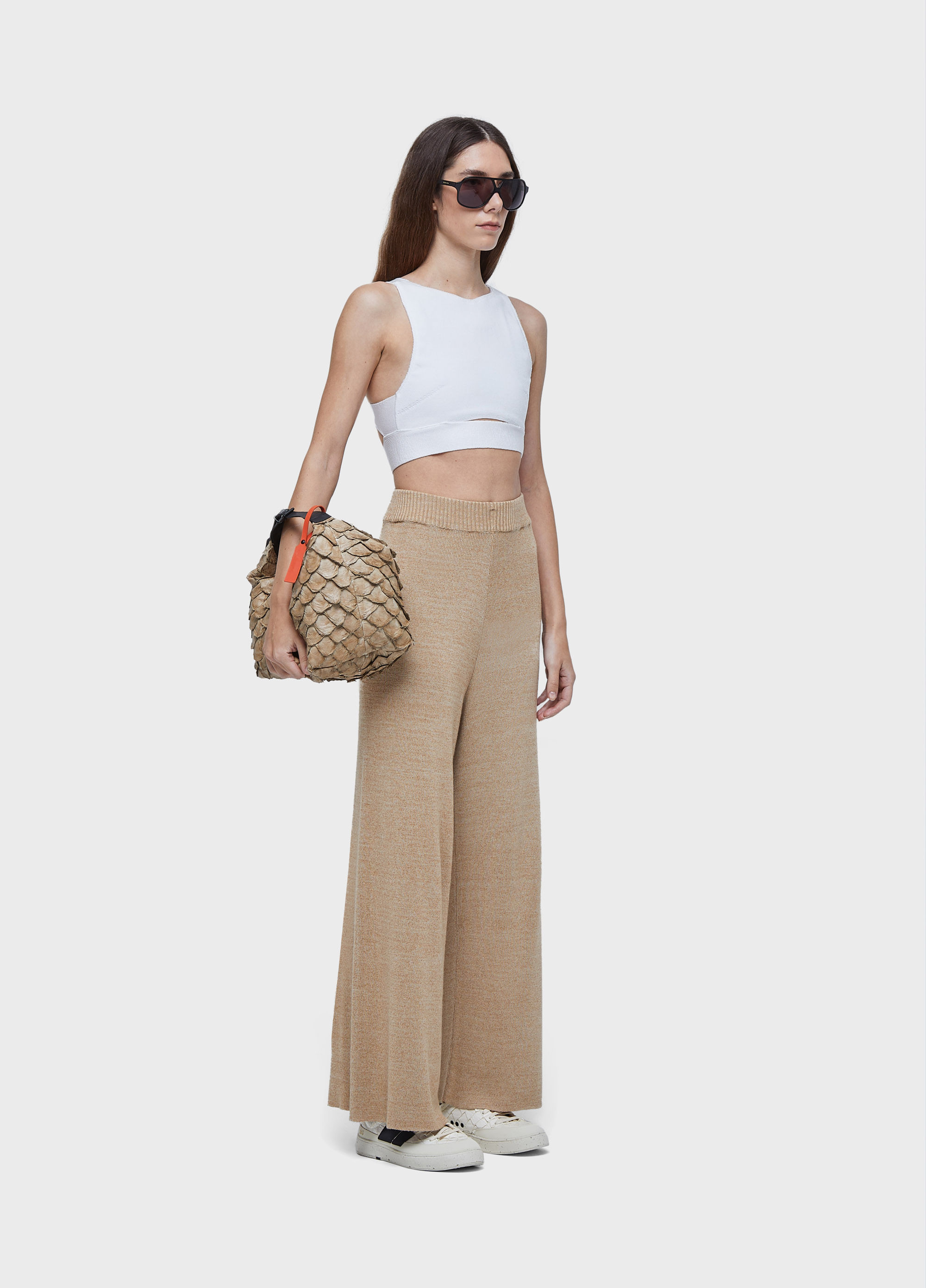 Calça tricot cortica