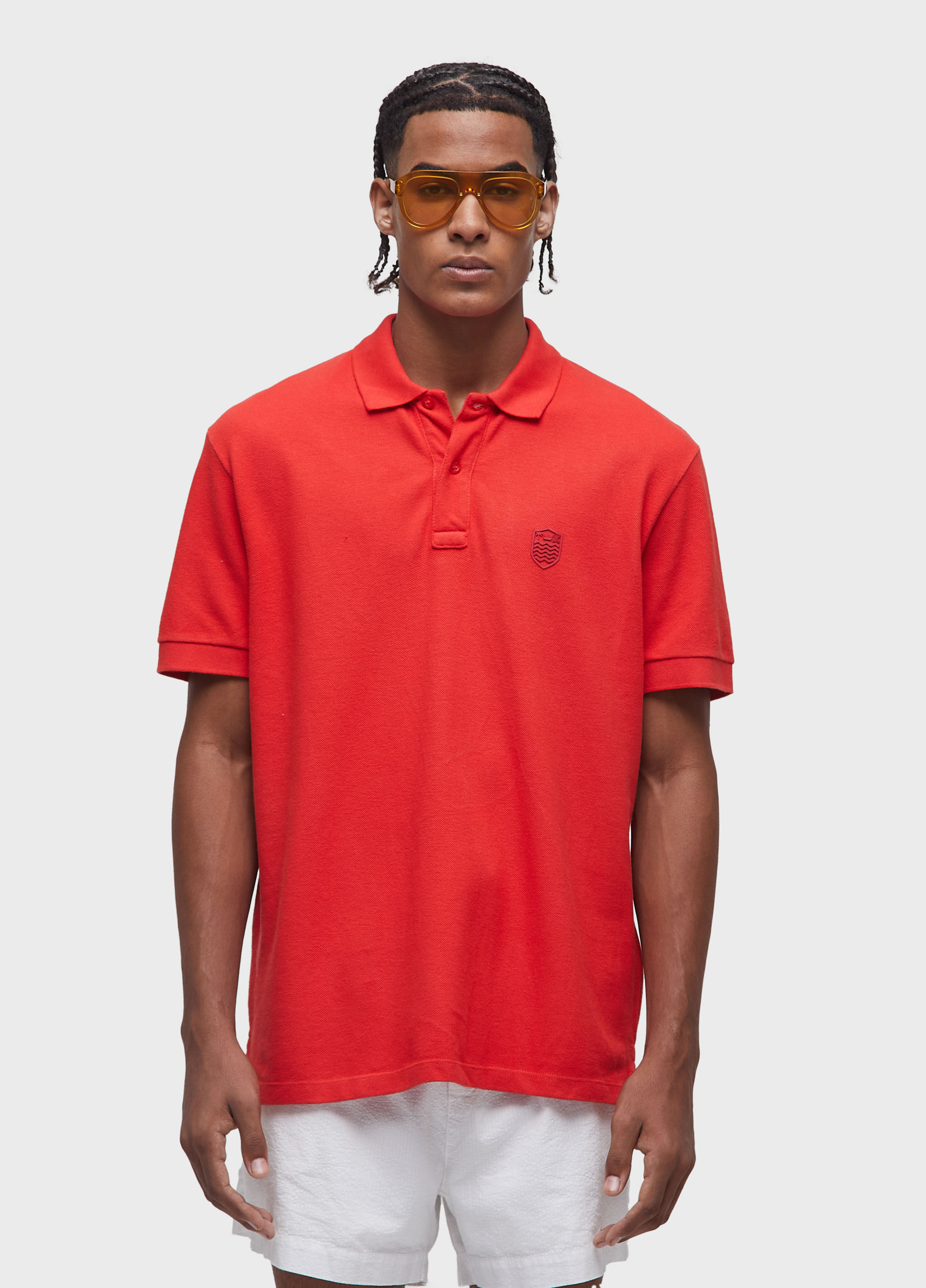 Polo  brasão embossed color