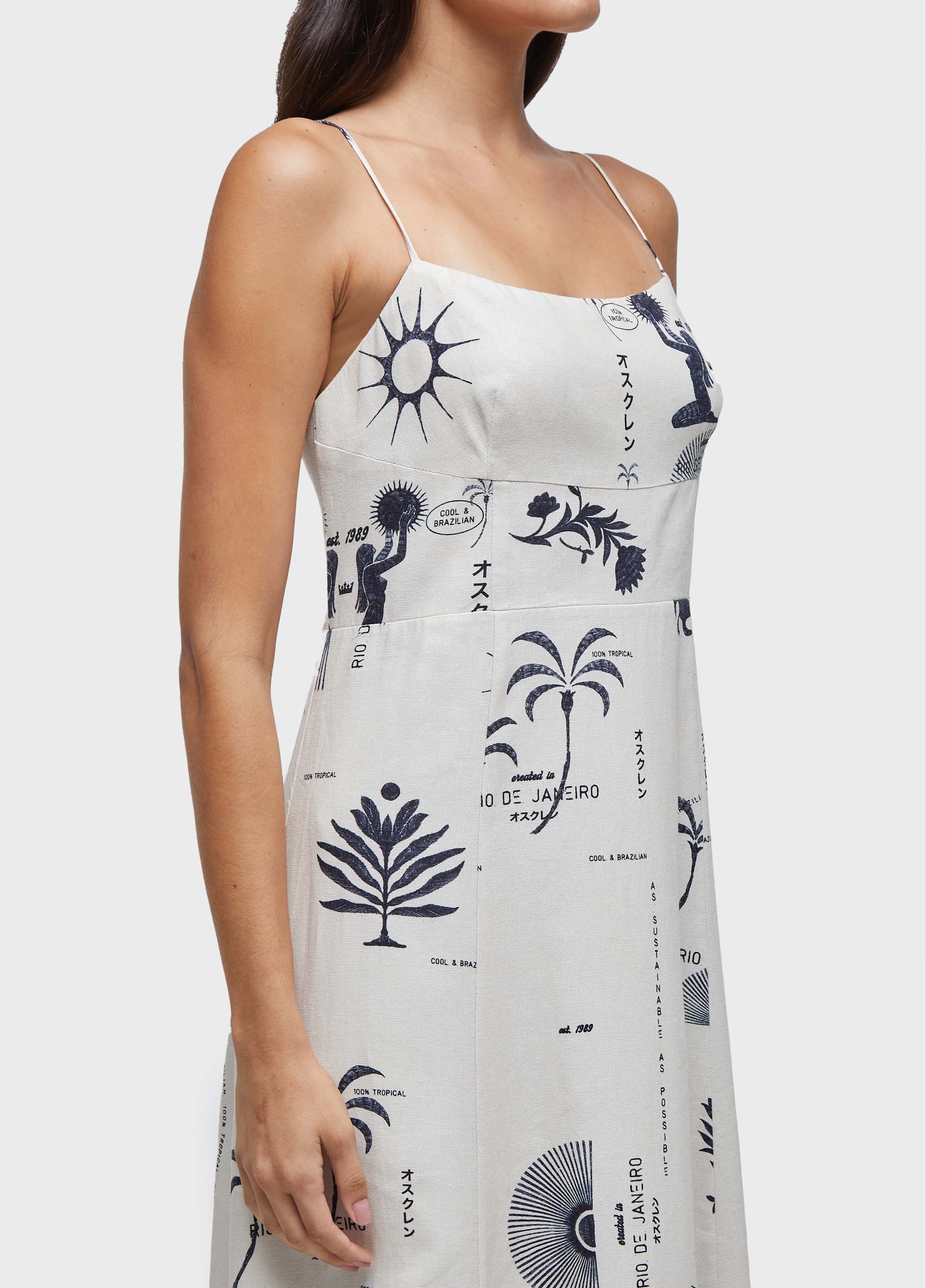 Vestido alças rio day