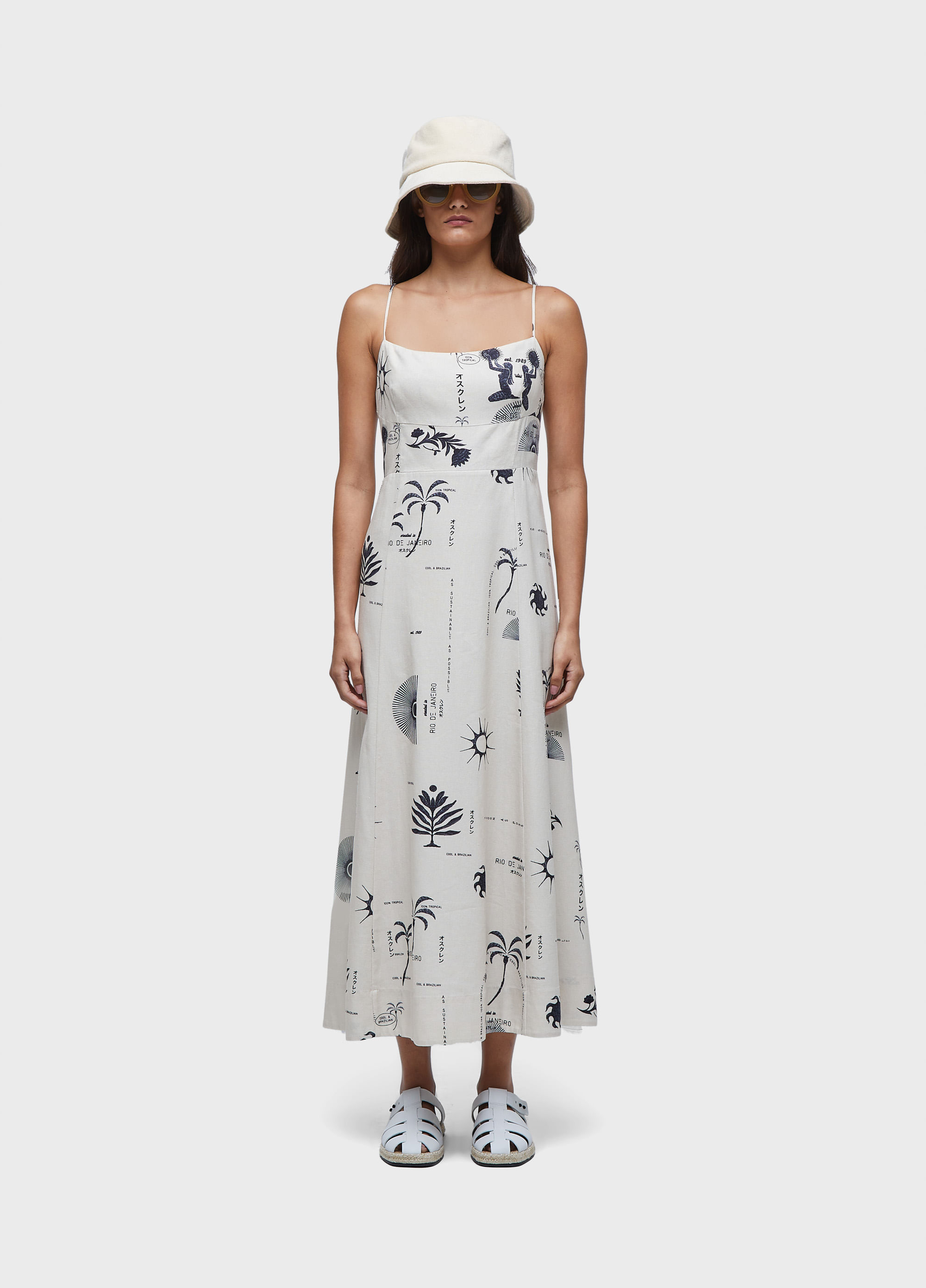 Vestido alças rio day